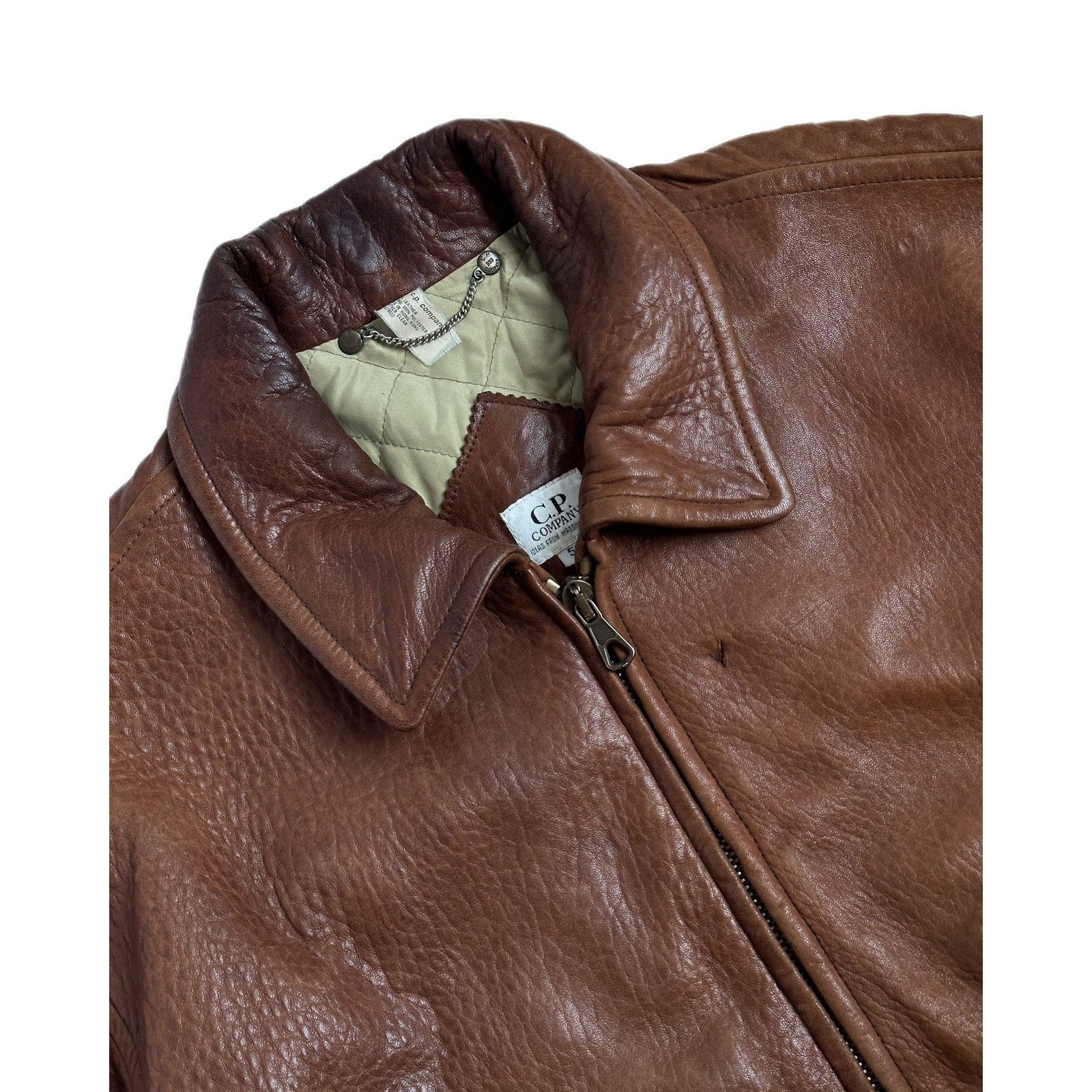 C.P. Company Vintage C.P. Company Leather Jacket Size US L / EU 52-54 / 3 - 2 Thumbnail