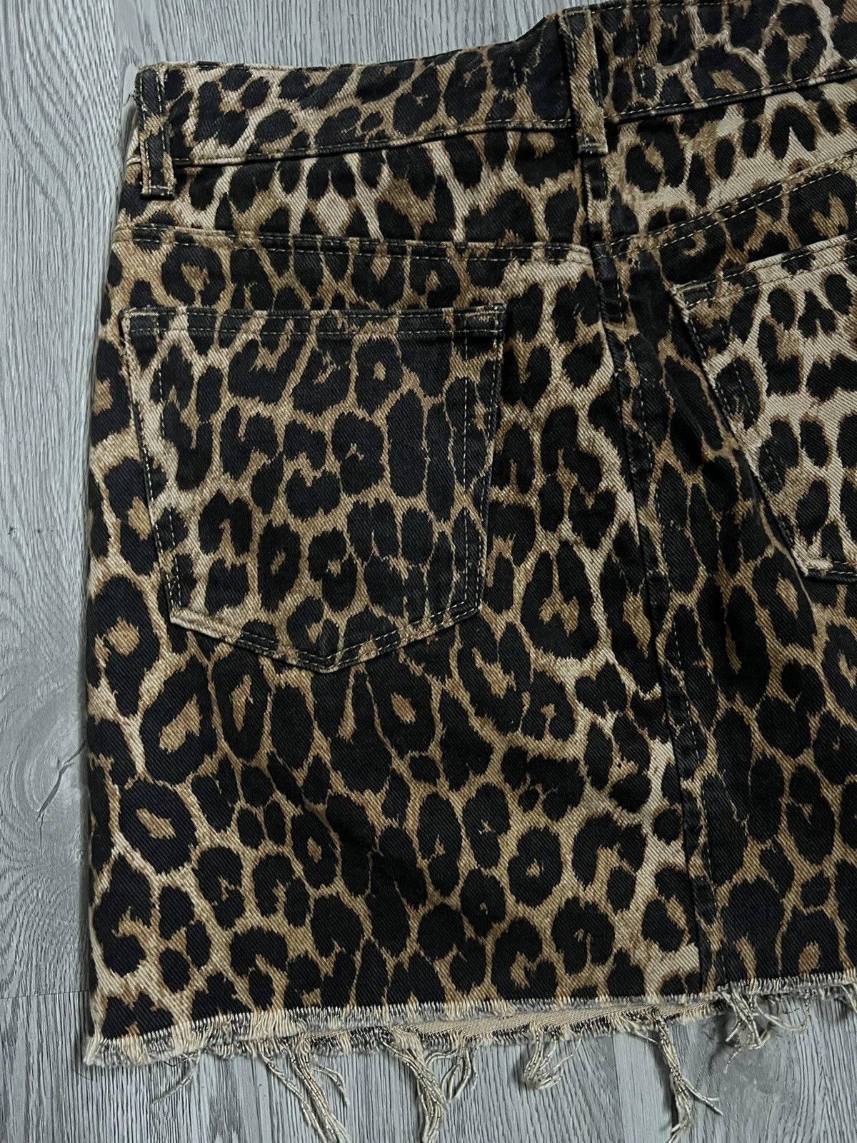Seditionaries Zara leopard distressed mini skirt 🐆 Size 26" / US 2 / IT 38 - 9 Thumbnail