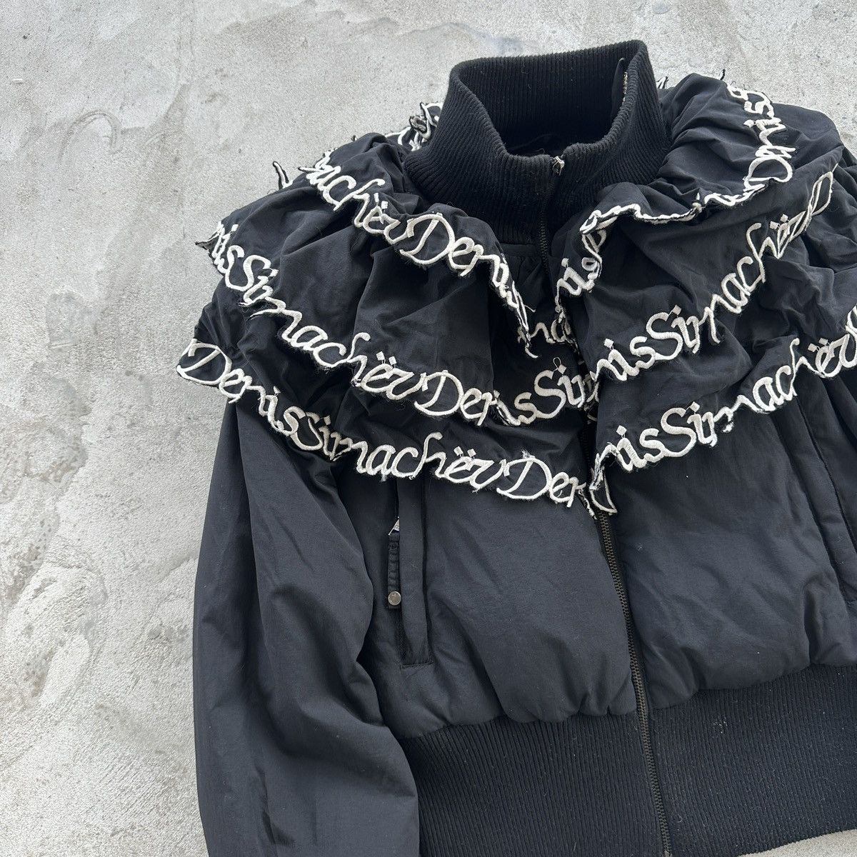 Denis Simachev Vintage Denis Simachev Cropped Puffer Jacket Lush Neck Size L Size L / US 10 / IT 46 - 3 Thumbnail