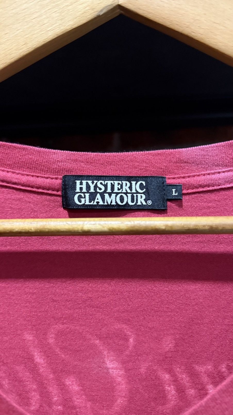 Hysteric Glamour Vintage Hysteric Glamour Beuty Salon Sun Faded V Net Tee Size US L / EU 52-54 / 3 - 9 Thumbnail