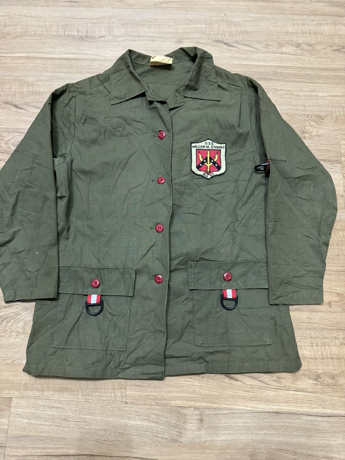image of Military Sweet Orr Utility Army Jacket in Green, Women's (Size Medium)