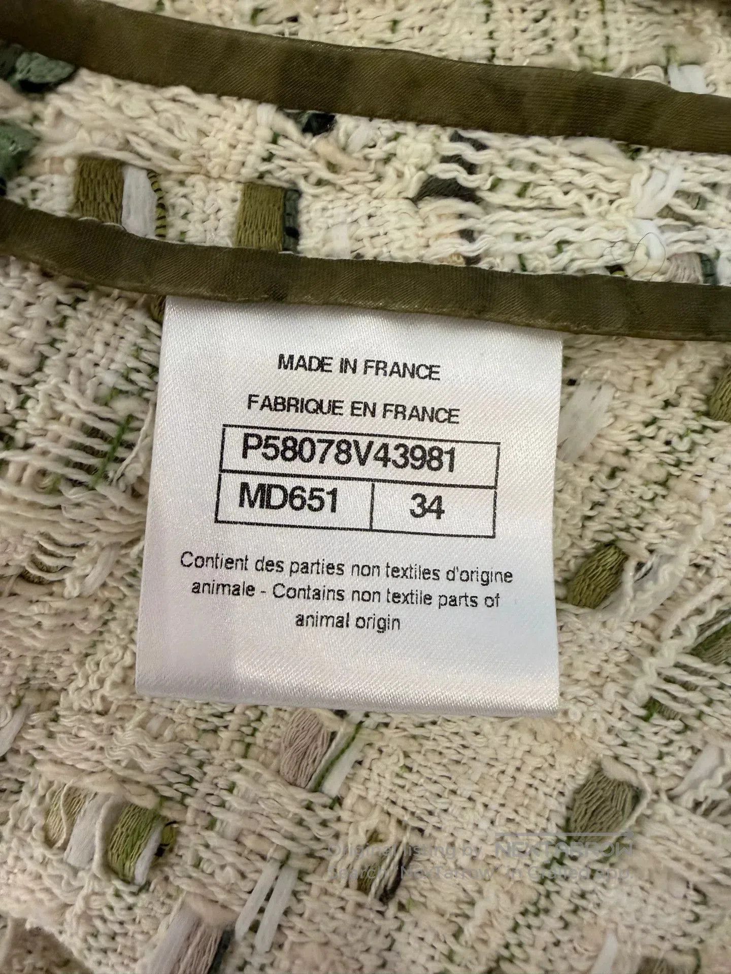 Chanel Chanel 18C Greek Knit Tassel Jacket. Size US XS / EU 42 / 0 - 5 Thumbnail