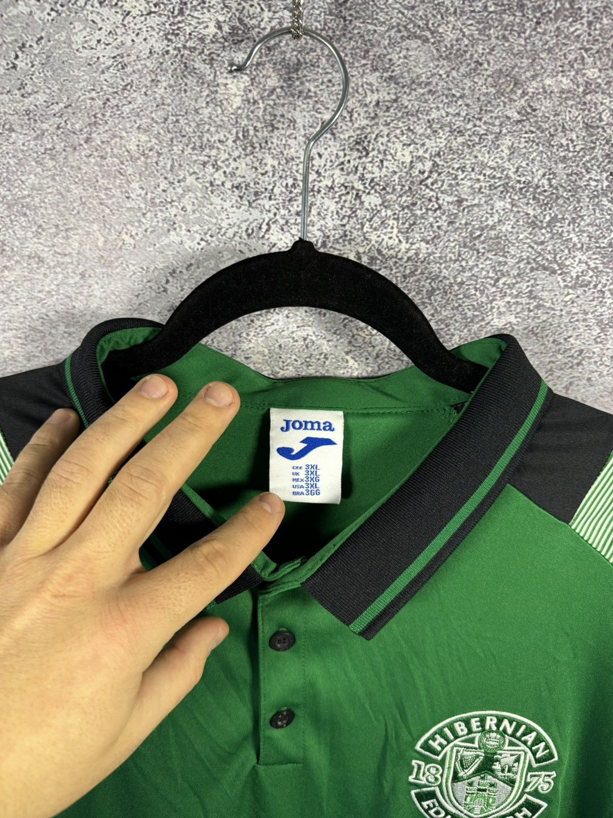 Joma × Vintage Vintage Hibernian Edinburgh Joma Training Jersey Blokcore Size US XXL / EU 58 / 5 - 7 Thumbnail