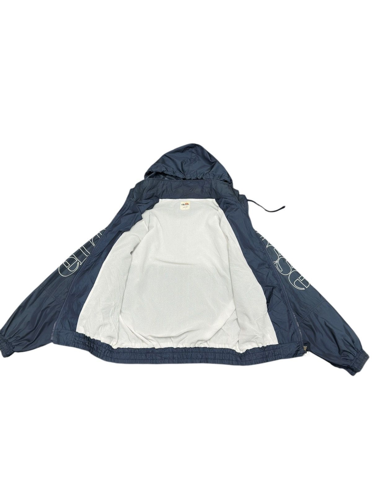 Ellesse × Vintage Vintage Ellesse Jacket Removeable Hoodie Big Spell Out Size US M / EU 48-50 / 2 - 3 Thumbnail