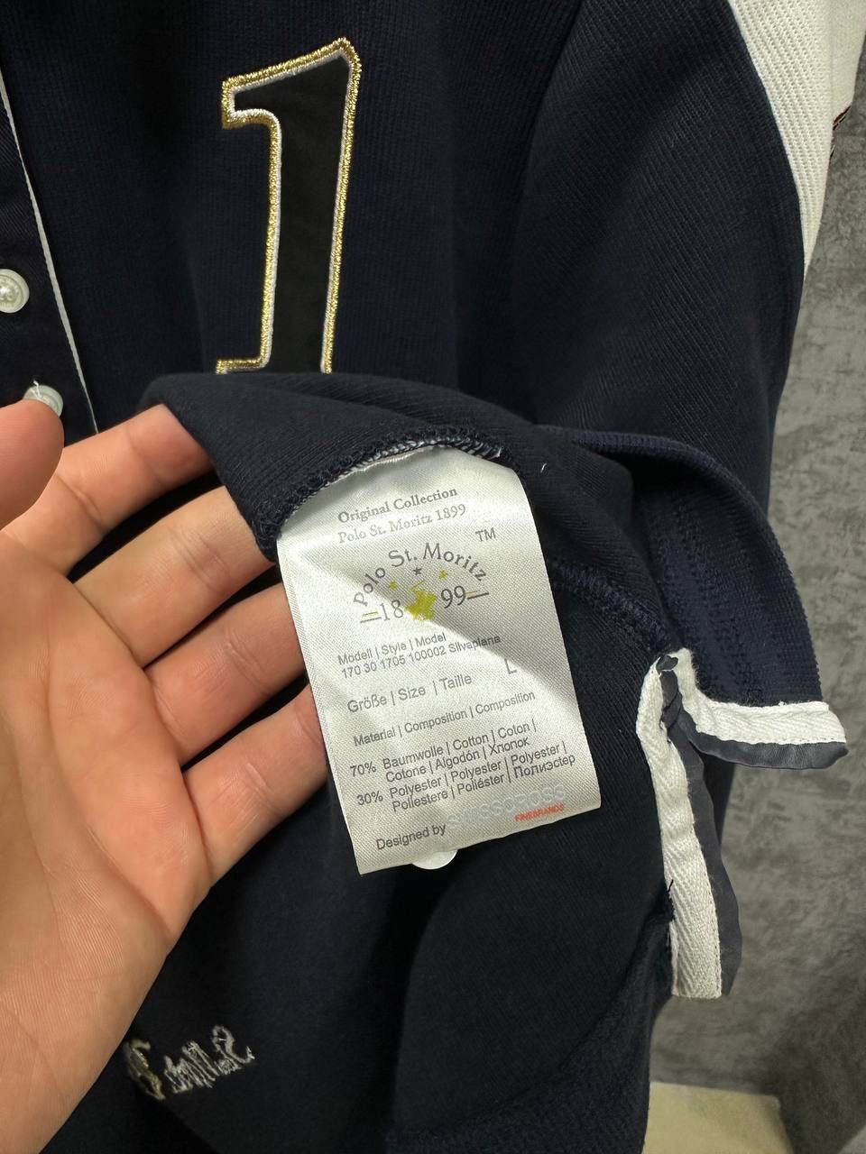Polo Ralph Lauren × Vintage Vintage Polo Ralph Lauren Switzerland Rugby Sweatshirt Size US L / EU 52-54 / 3 - 12 Thumbnail