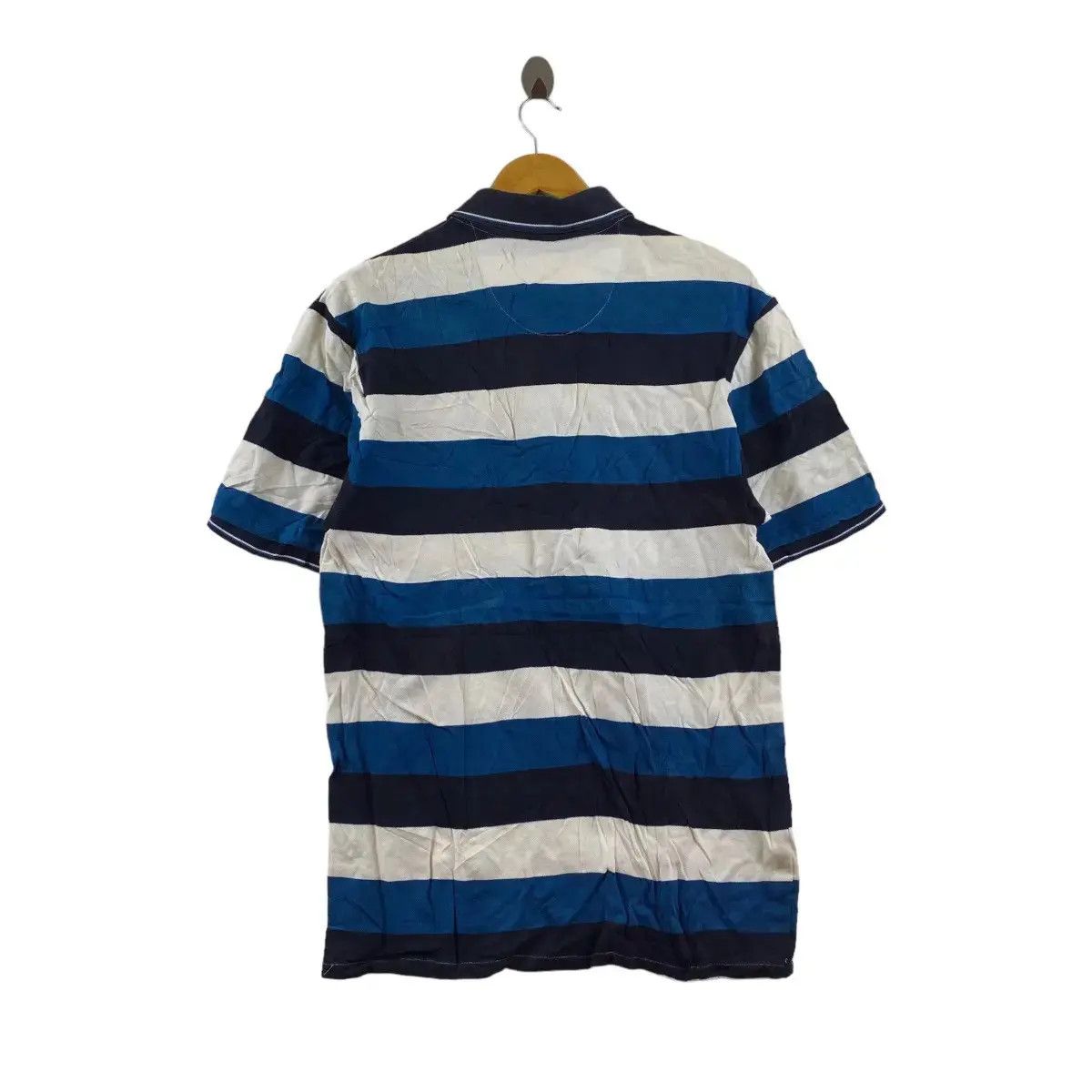 Lacoste Vintage LACOSTE FRANCE Tennis Golf Striped Polo Tee Shirt Size US XL / EU 56 / 4 - 3 Thumbnail