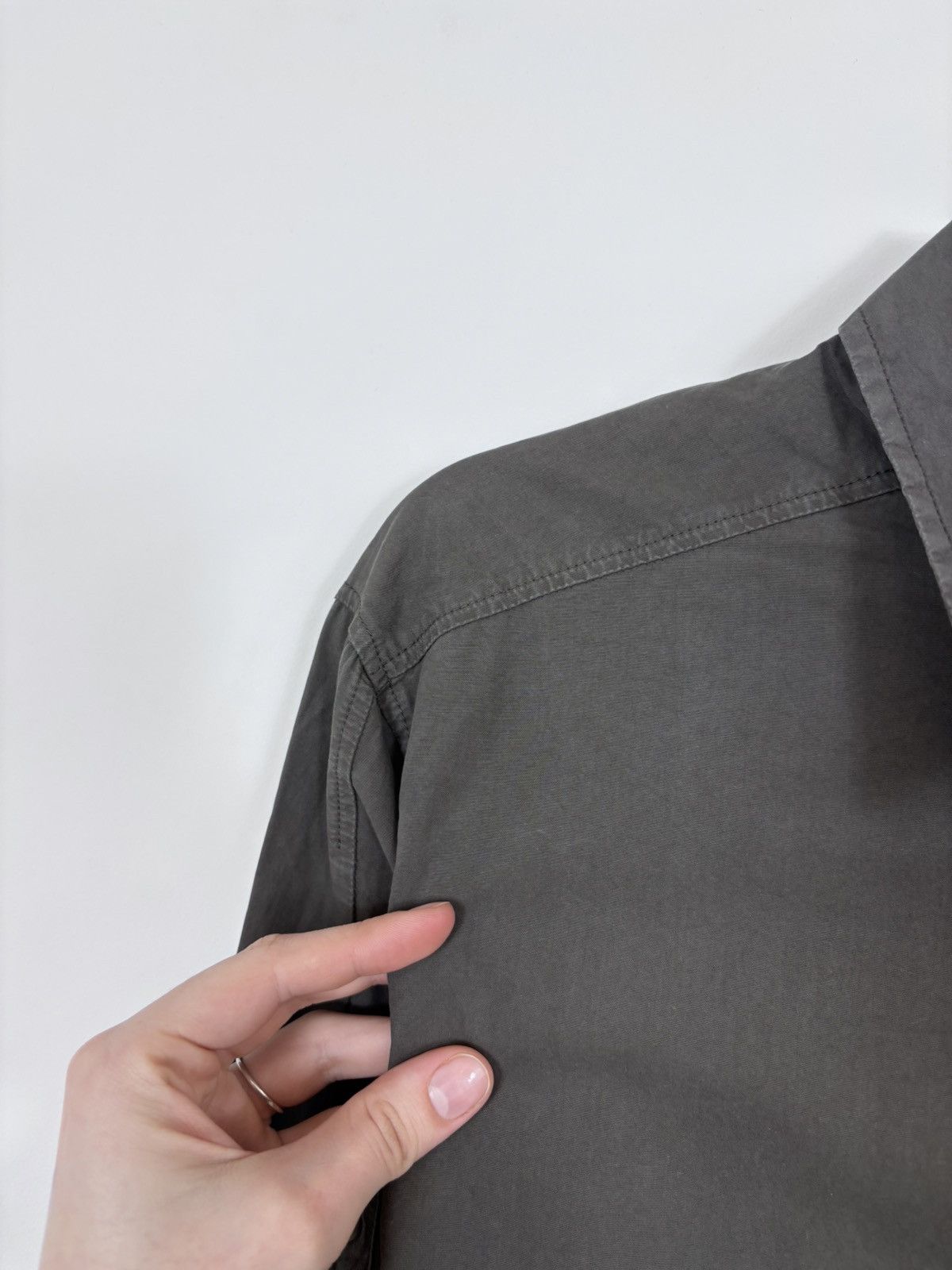 Moschino Vintage Moschino Jeans Men’s Khaki Brown Long Sleeve Shirt Size US M / EU 48-50 / 2 - 6 Thumbnail