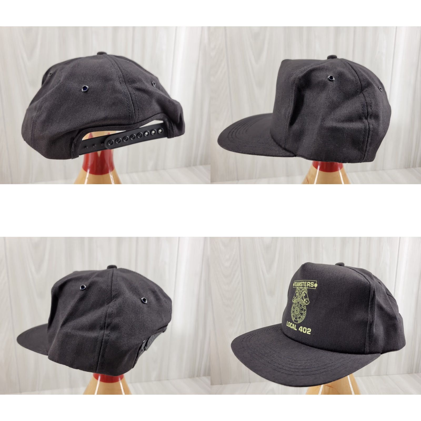 Vintage VINTAGE Legend Trucker Hat Black Local 402 Teamsters Logo Adjustable Men Size ONE SIZE - 8 Thumbnail