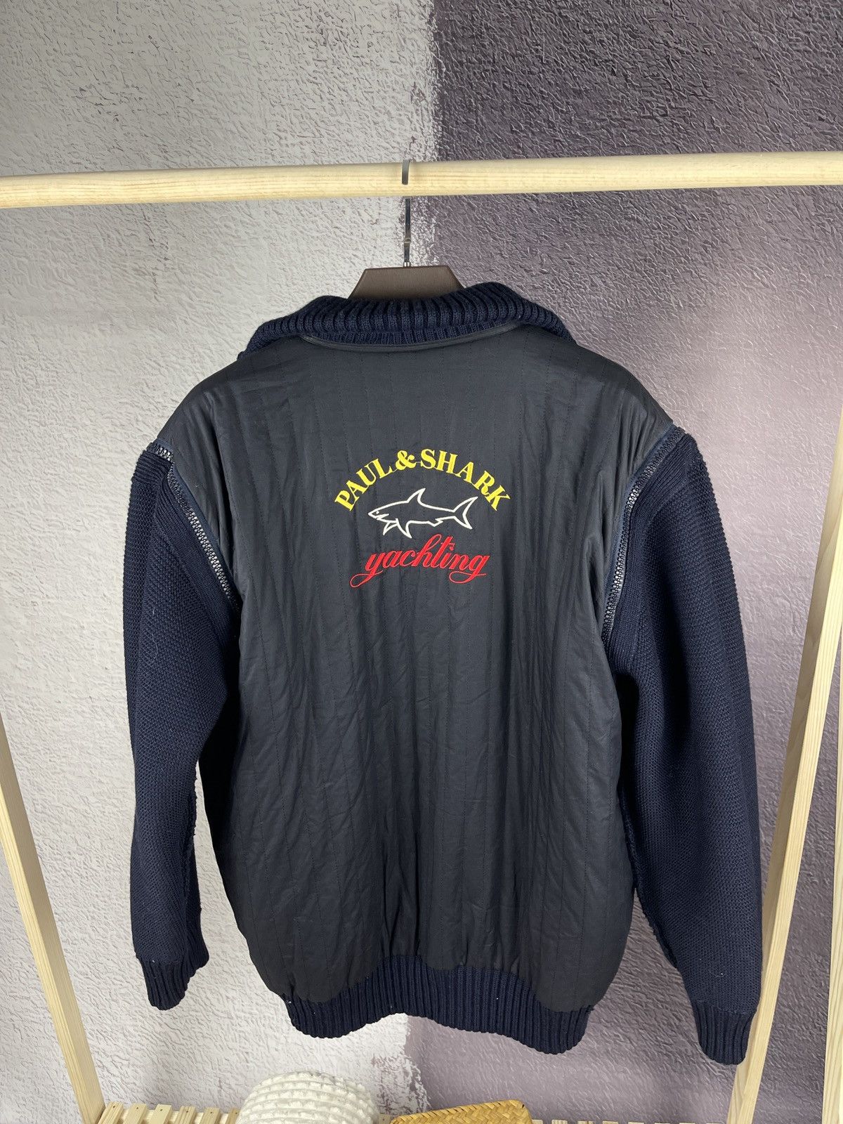 Paul & Shark Paul & Shark reversible 3 in 1 wool cotton jacket vest logo Size US XL / EU 56 / 4 - 4 Thumbnail