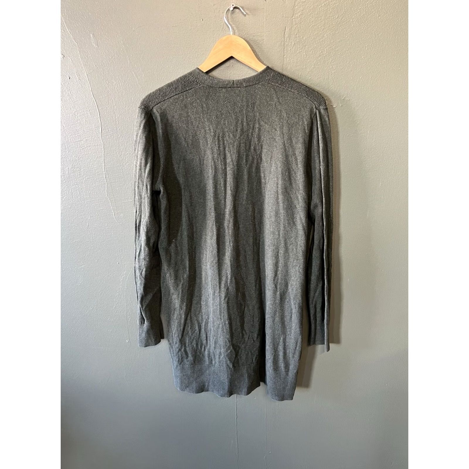 Gap VINTAGE Gap Womens Green Open Front Knit Cardigan Sweater Size Large Tall Cardigan Womens Green L Tall Size L / US 10 / IT 46 - 2 Thumbnail