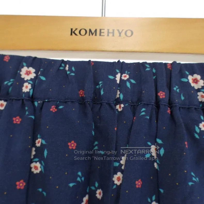 Comme des Garcons Comme Des Garcons size S Floral print half skirt Size 22" - 3 Thumbnail