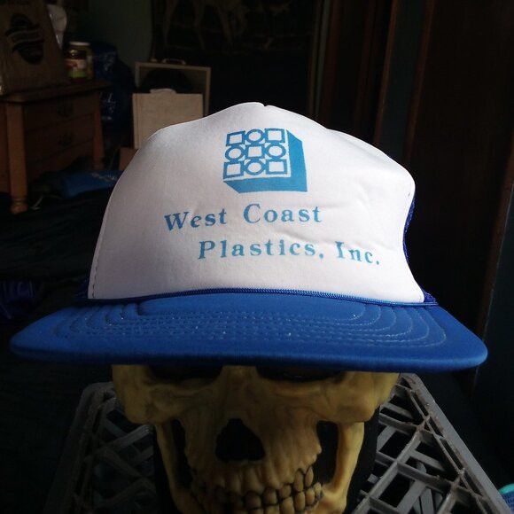 Other Vintage West Coast Plastics Snap Trucker Hat Cap Size ONE SIZE - 1 Thumbnail