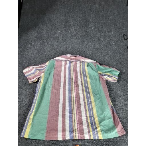 Polo Ralph Lauren Polo Ralph Lauren Classic Fit Sz M Striped Button Up Short S Size US M / EU 48-50 / 2 - 9 Thumbnail