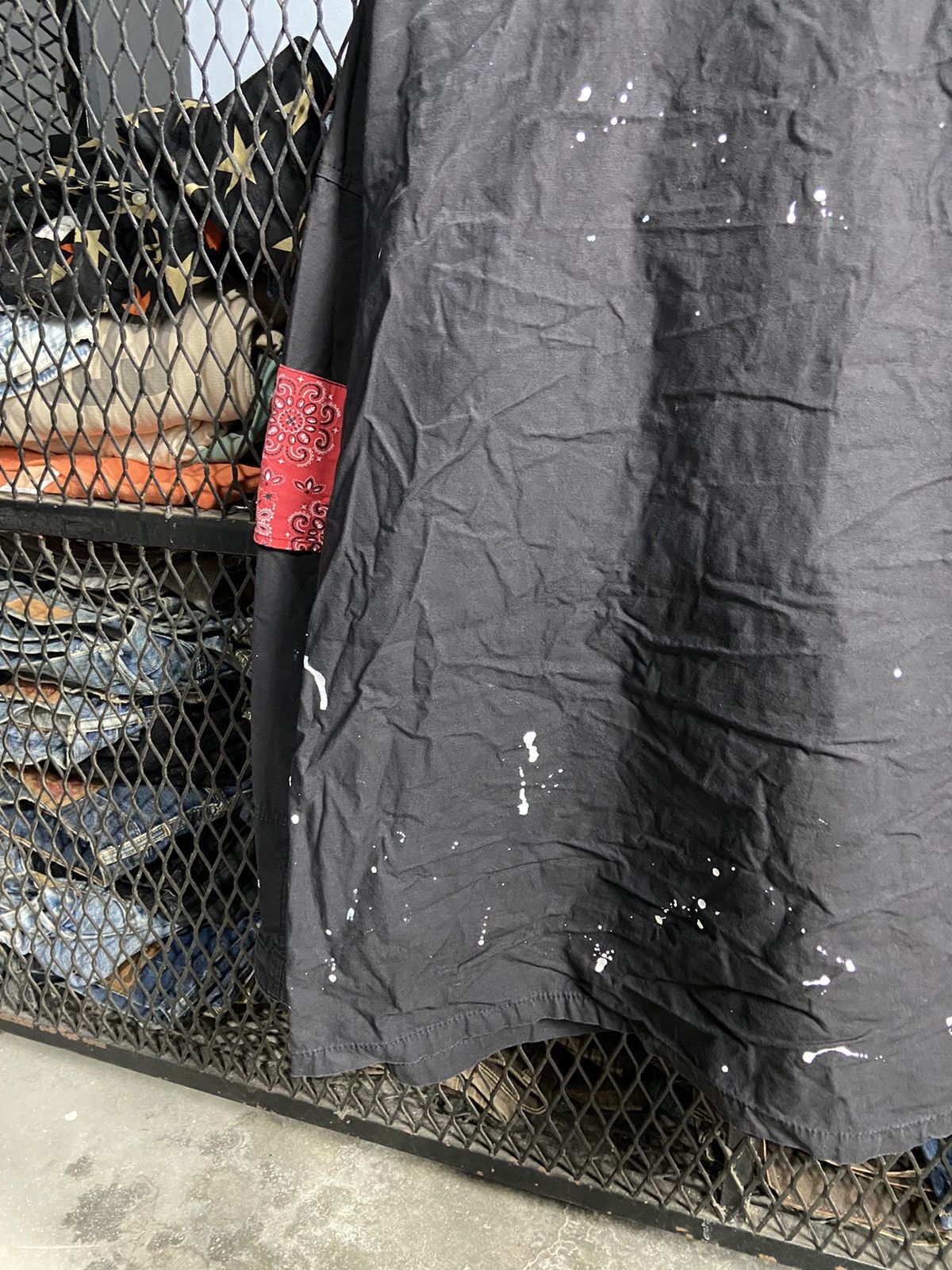 If Six Was Nine × Le Grande Bleu (L.G.B.) × Other Rare Hand Painted Baycrest Oi! Oi! Military Jacket Size US L / EU 52-54 / 3 - 10 Thumbnail