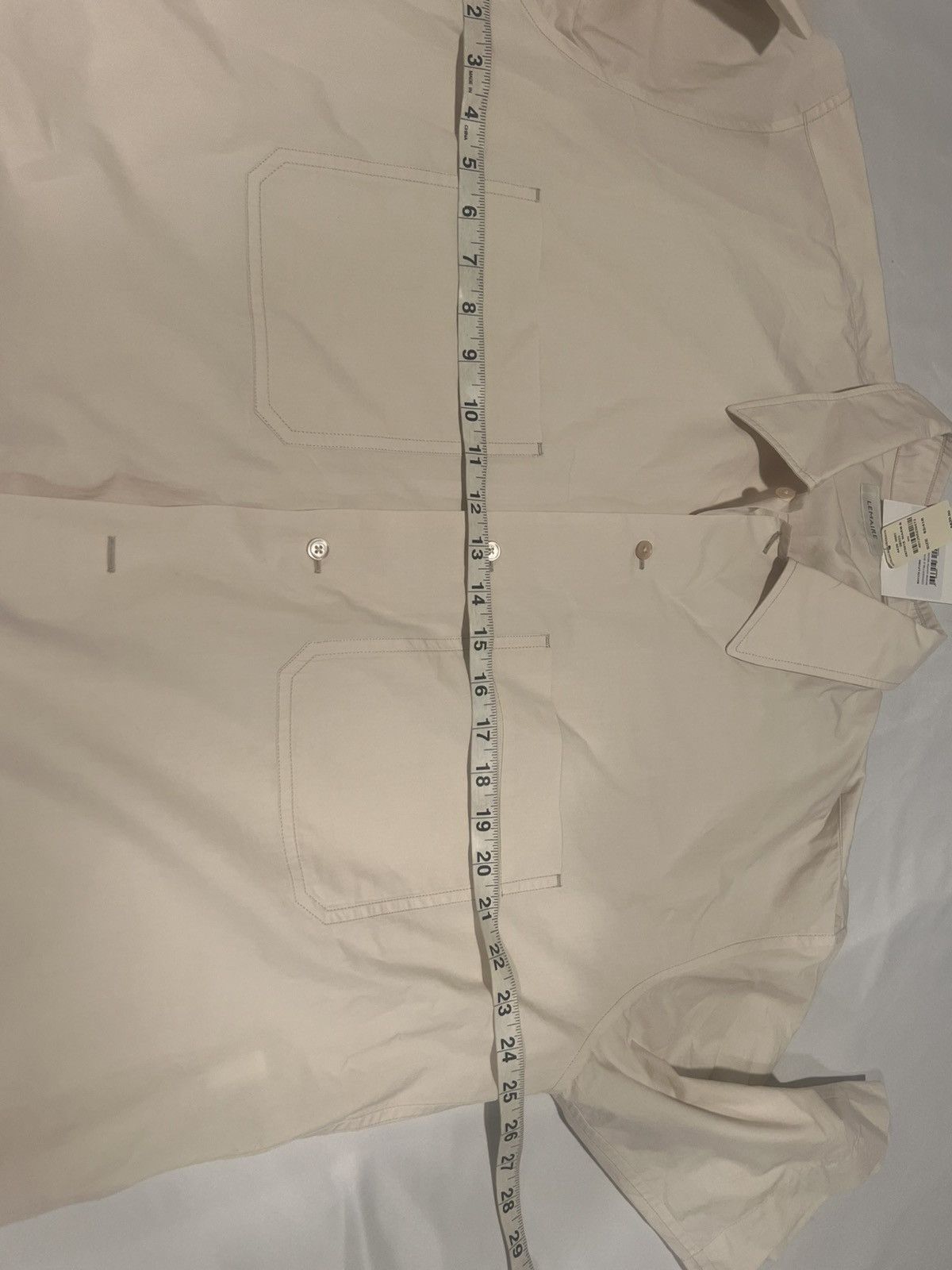 Lemaire Lemaire mens oversized short sleeve shirt. 52/42. $700 Size US L / EU 52-54 / 3 - 3 Thumbnail