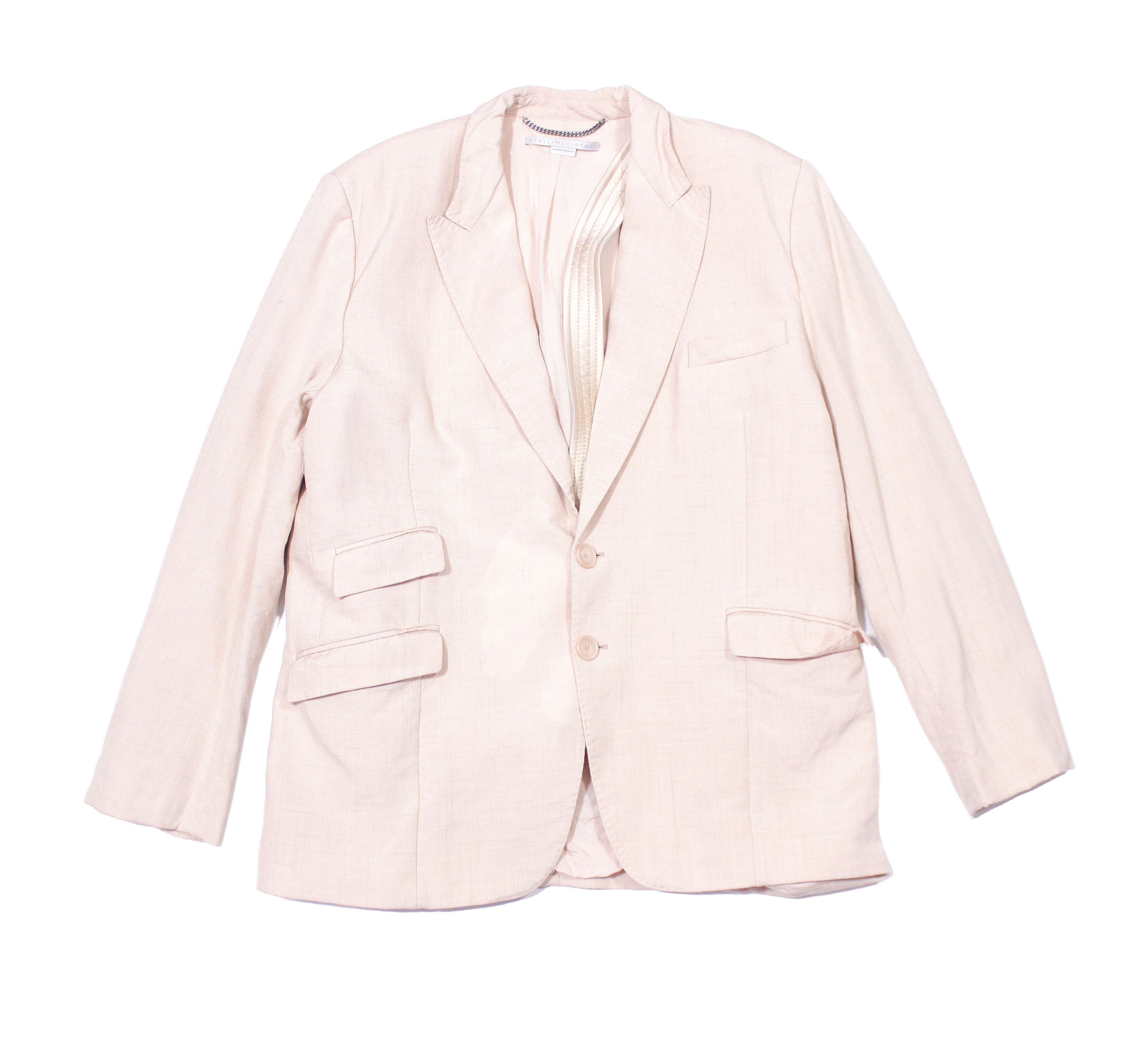 Stella McCartney 2018 Viscose Linen Blazer Size M / US 6-8 / IT 42-44 - 1 Thumbnail