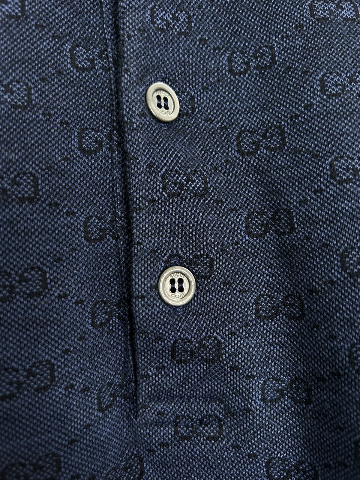 Gucci × Vintage Gucci monogram polo shirt Size US M / EU 48-50 / 2 - 2 Thumbnail