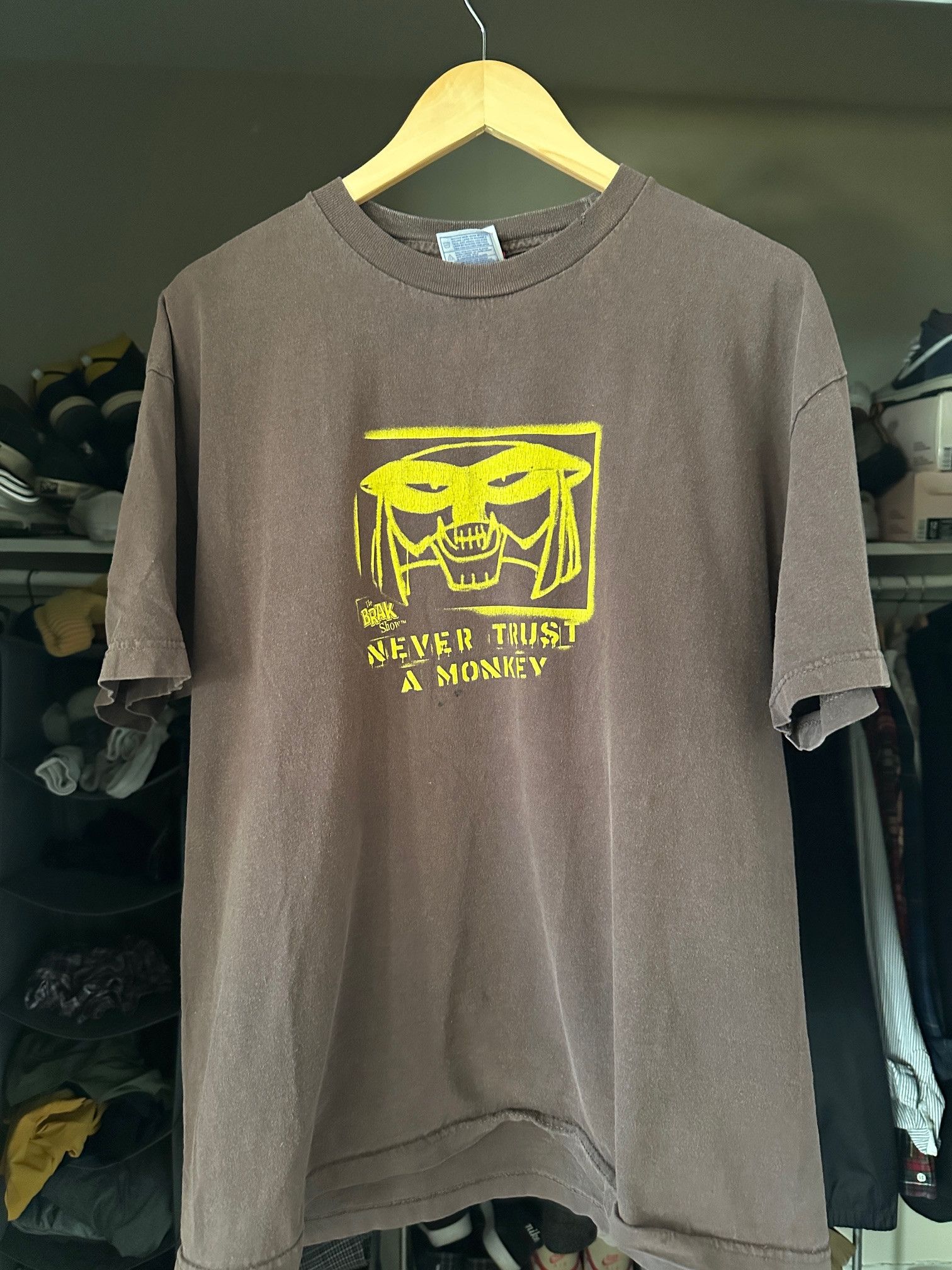 Cartoon Network Vintage Adult Swim 2003 The Brak Show Never Trust a Monkey Size US XL / EU 56 / 4 - 1 Thumbnail