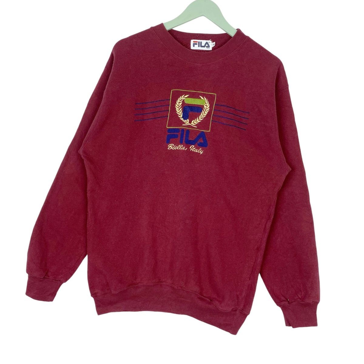 Fila Fila Biella Italy Sweatshirt Crewneck Pullover Jumper Size US M / EU 48-50 / 2 - 3 Thumbnail
