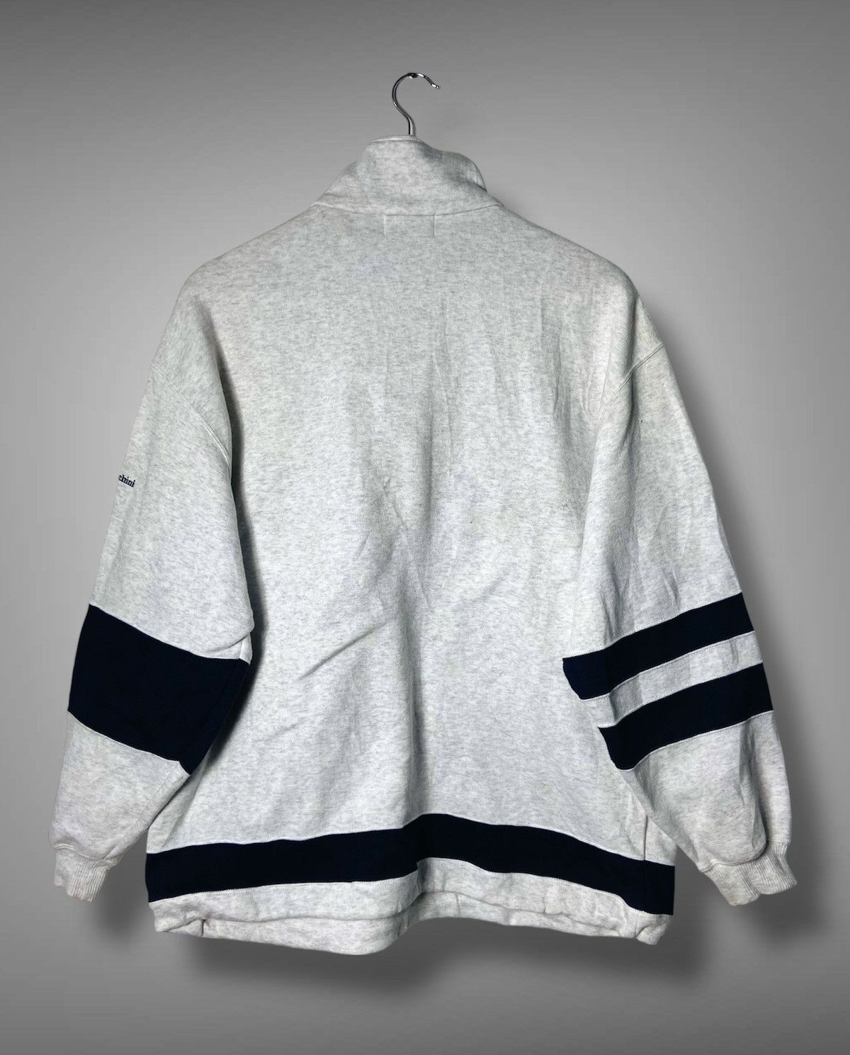 Sergio Tacchini Vintage Sergio Tacchini Half Zipper Seeatshirt Size US L / EU 52-54 / 3 - 2 Thumbnail
