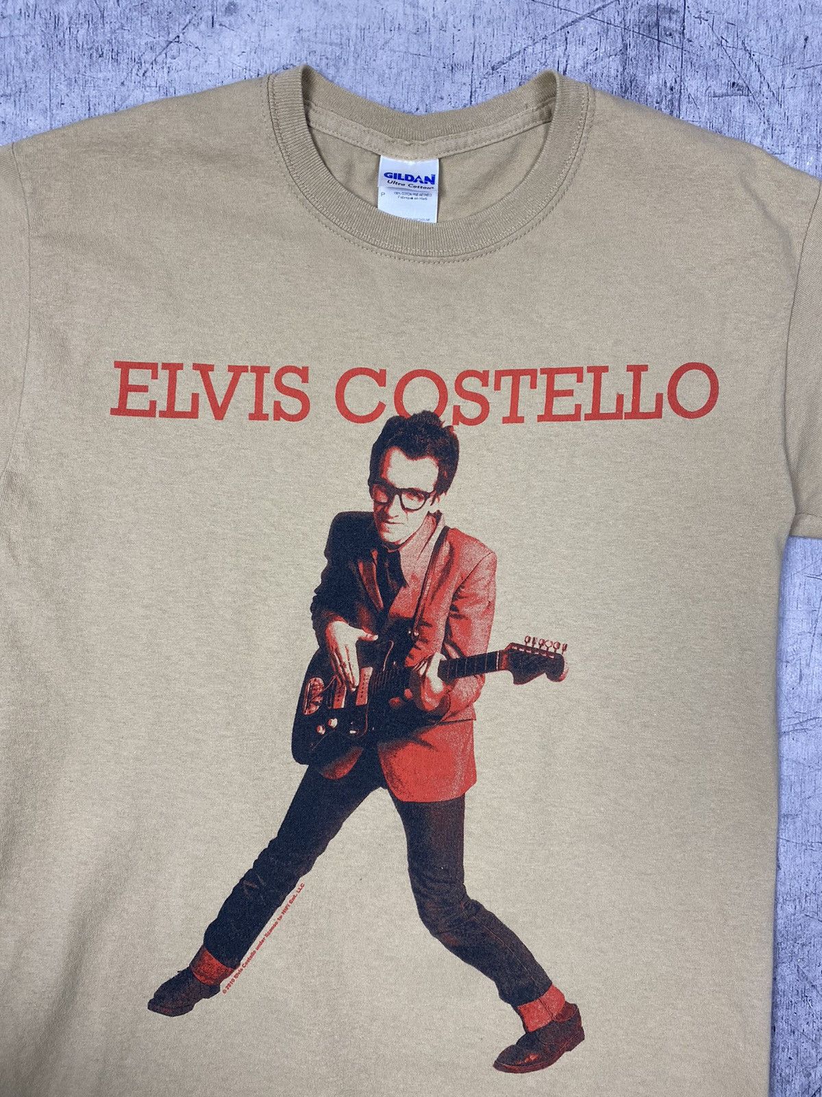 Vintage Vintage Elvis Costello 2010 under license to wifi Tee Size US S / EU 44-46 / 1 - 5 Thumbnail