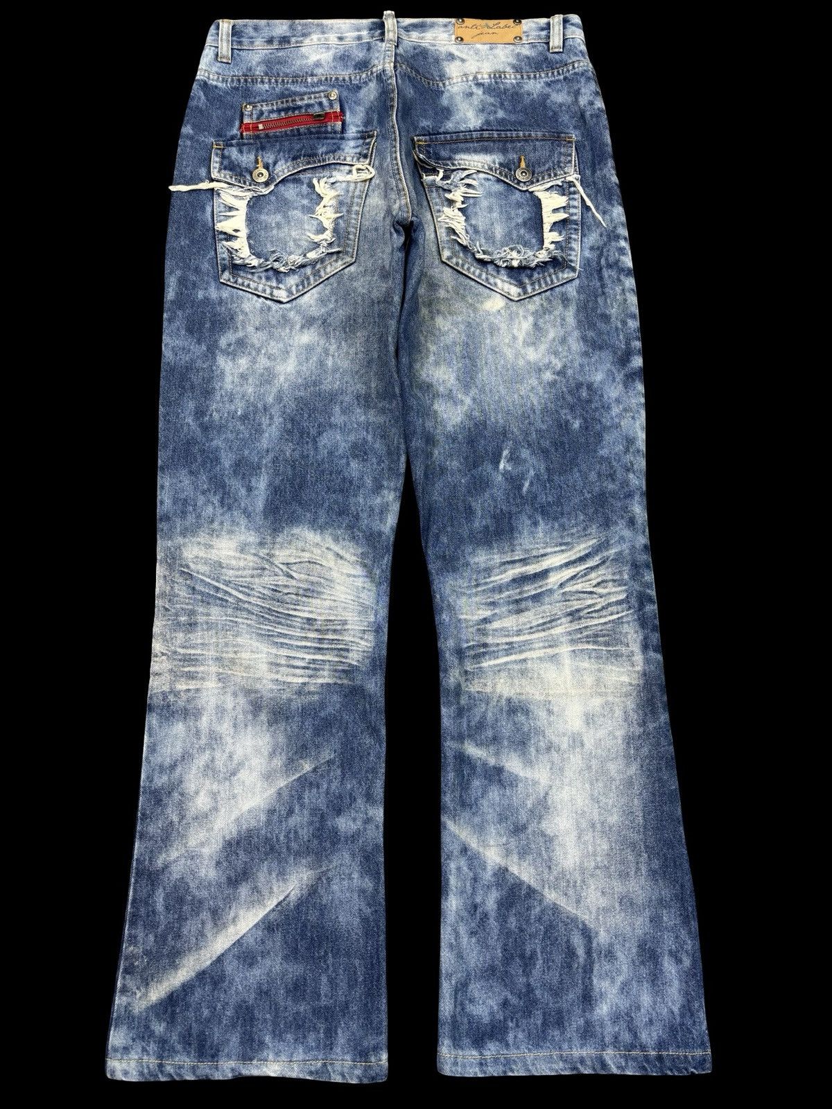 Japanese Brand Statement Pant 💥anti label Japan Soft Distressed Denim F947 Size US 32 / EU 48 - 2 Thumbnail