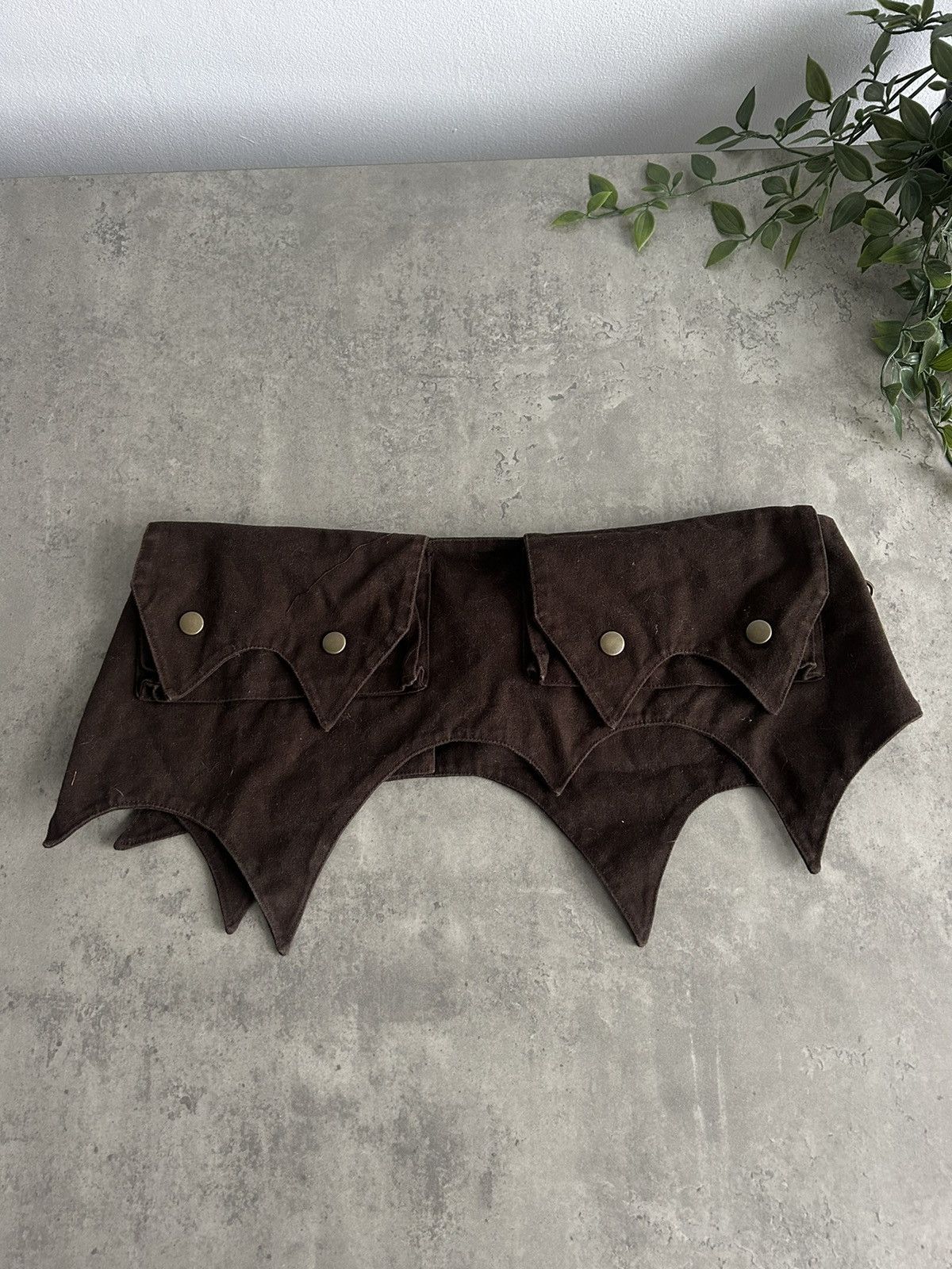 Handmade × Vintage Vintage Hand Made Avant Garde Belt with pockets Size ONE SIZE - 5 Thumbnail