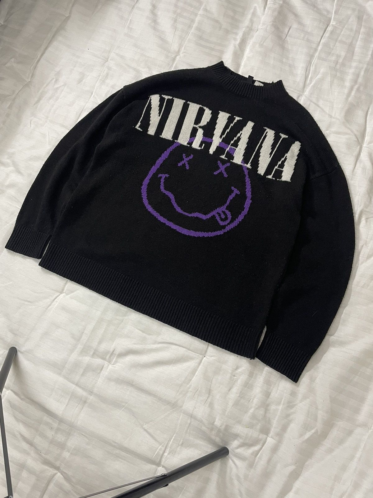 Band Tees Vintage Nirvana Rare Sweater Size US L / EU 52-54 / 3 - 3 Thumbnail