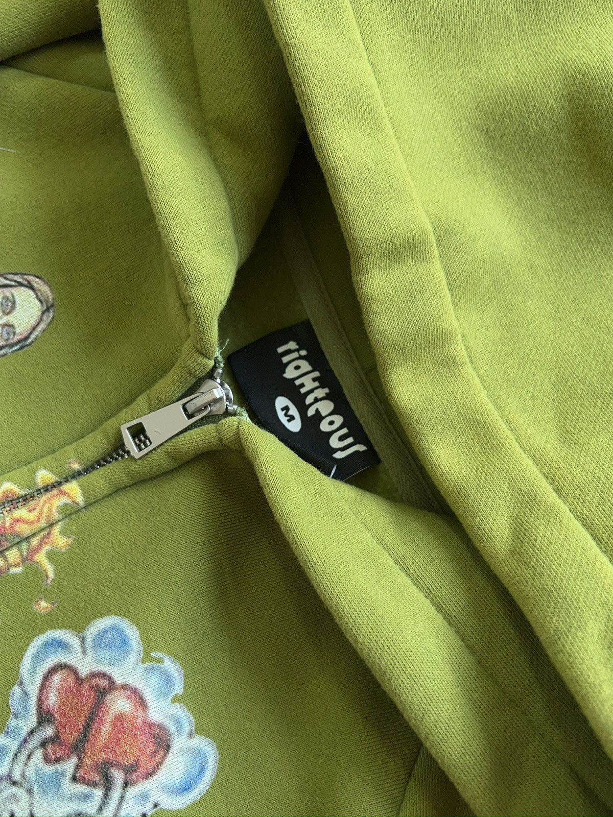 Other Righteous Co Moss Risen King Cropped Hoodie Size US M / EU 48-50 / 2 - 4 Thumbnail