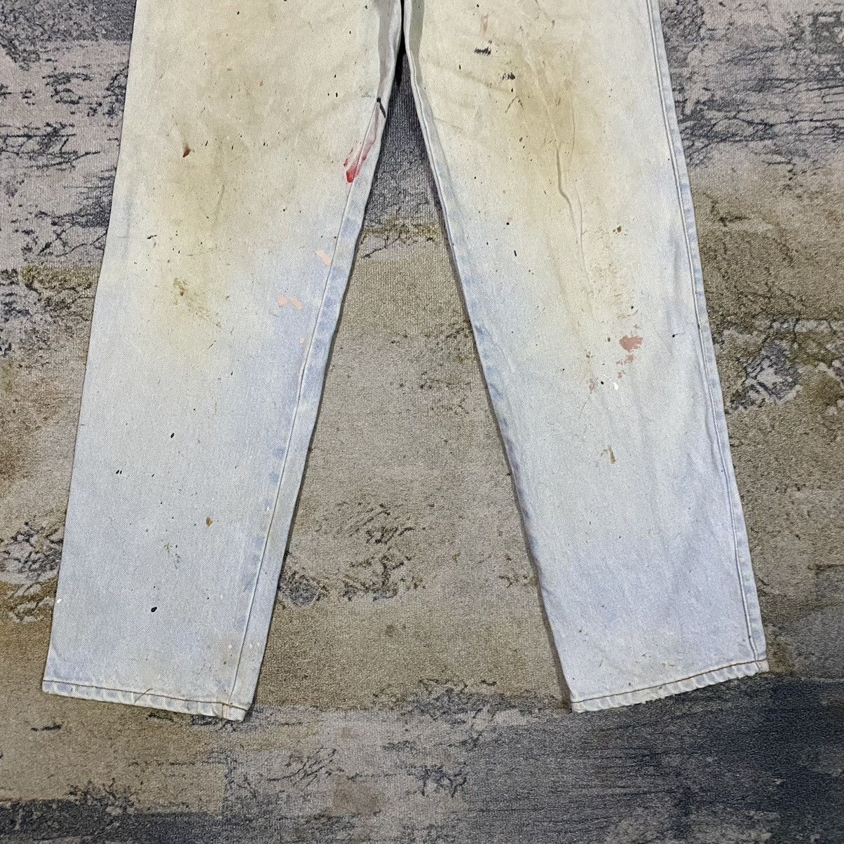 Japanese Brand × Jean × Vintage Vintage Japan Splatter Denim Jeans Size US 31 - 3 Thumbnail