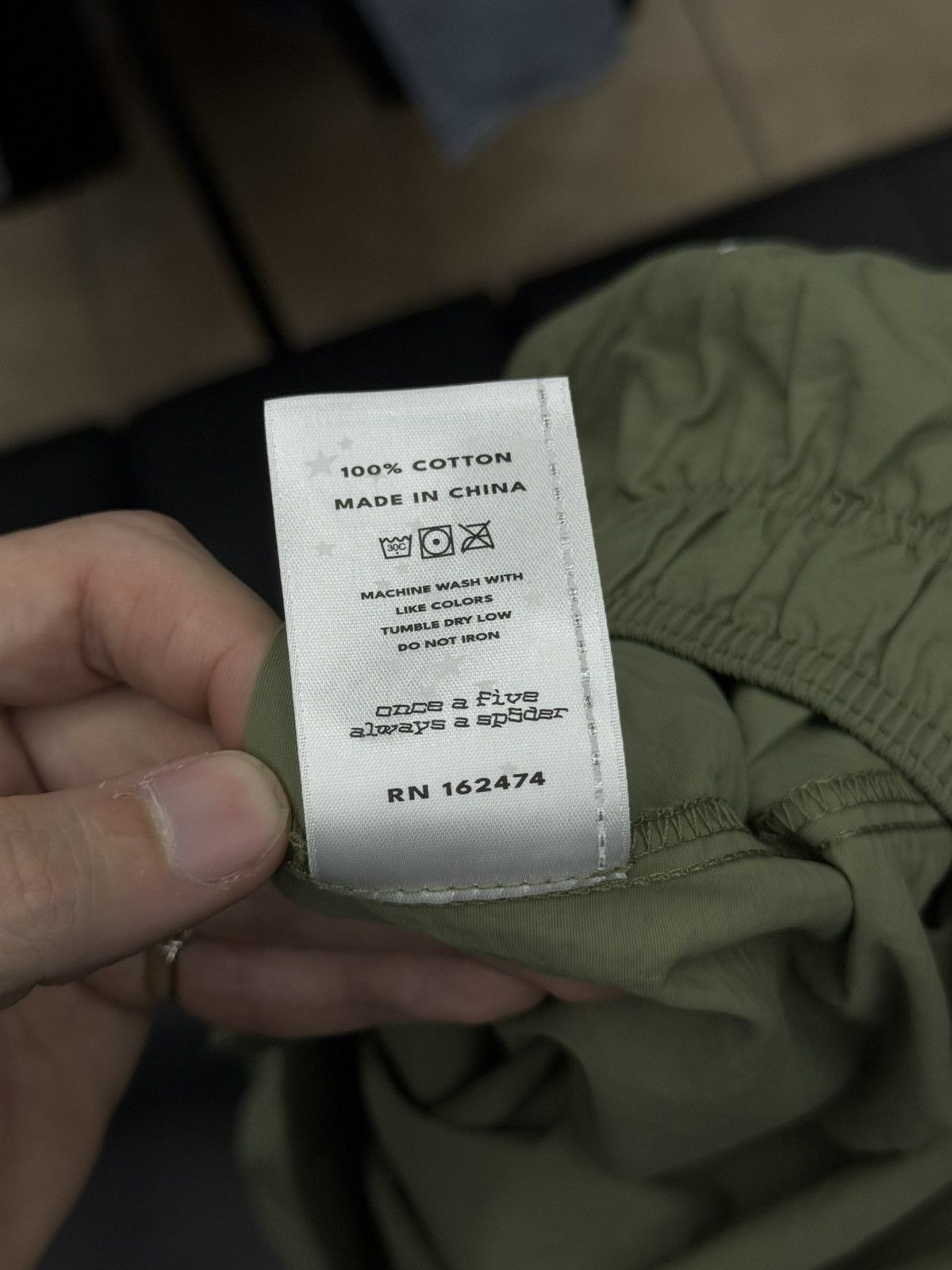 Sp5der Sp5der Double Layer WEB Shorts Size M (NEW) Green Size US 29 - 9 Thumbnail