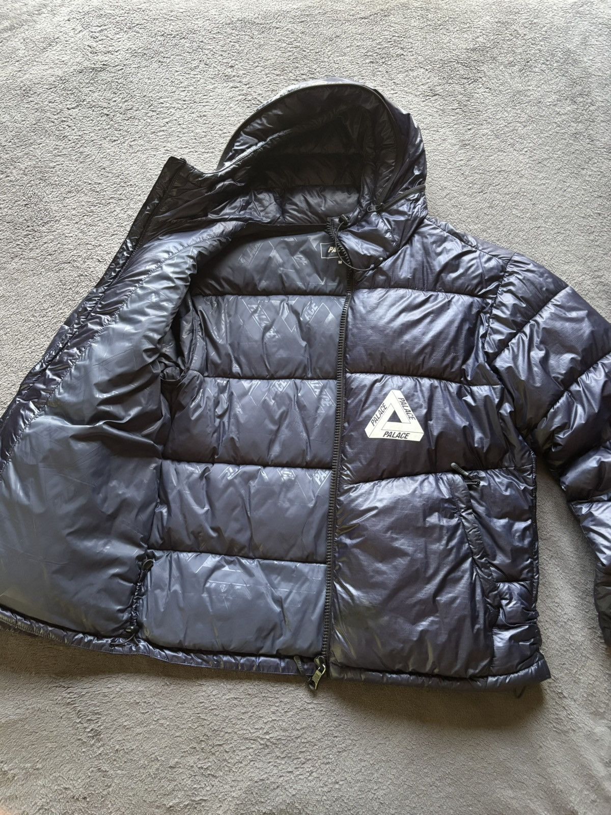 Palace Palace Pertex Puff Jacket Navy Blue Size US M / EU 48-50 / 2 - 2 Thumbnail