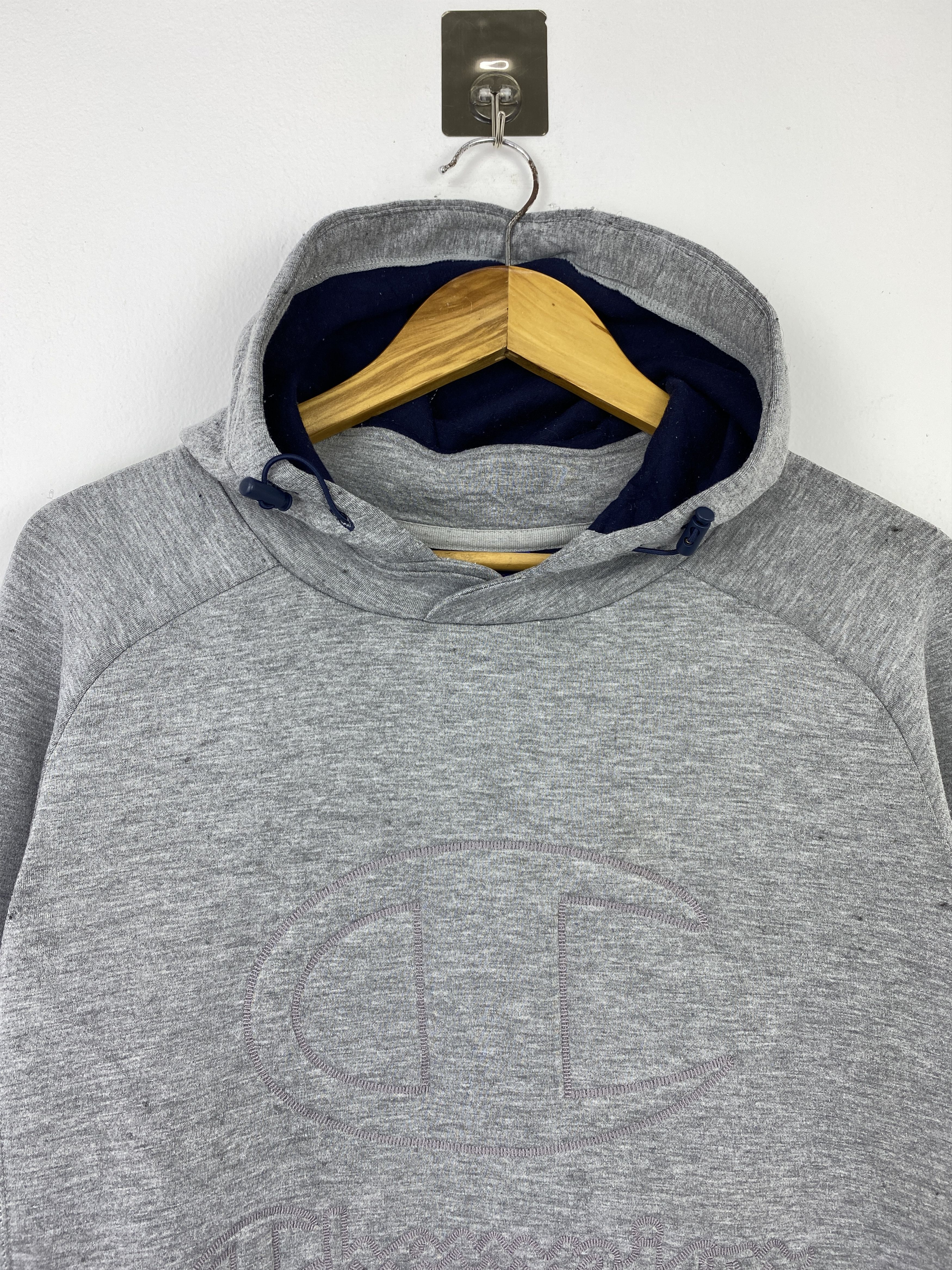 Champion Champion Athletic Embroidered Logo Grey Hoodie L BP0035 Size US L / EU 52-54 / 3 - 2 Thumbnail