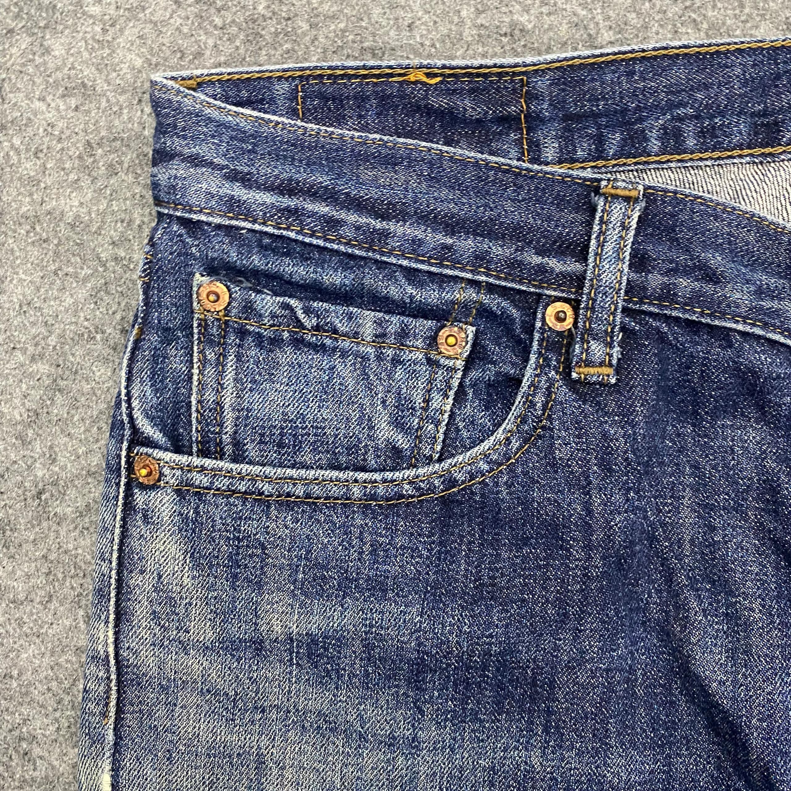 Japanese Brand 💥Vintage Levis 533 Distressed Denim Kurt Cobain Style Size US 34 / EU 50 - 12 Thumbnail