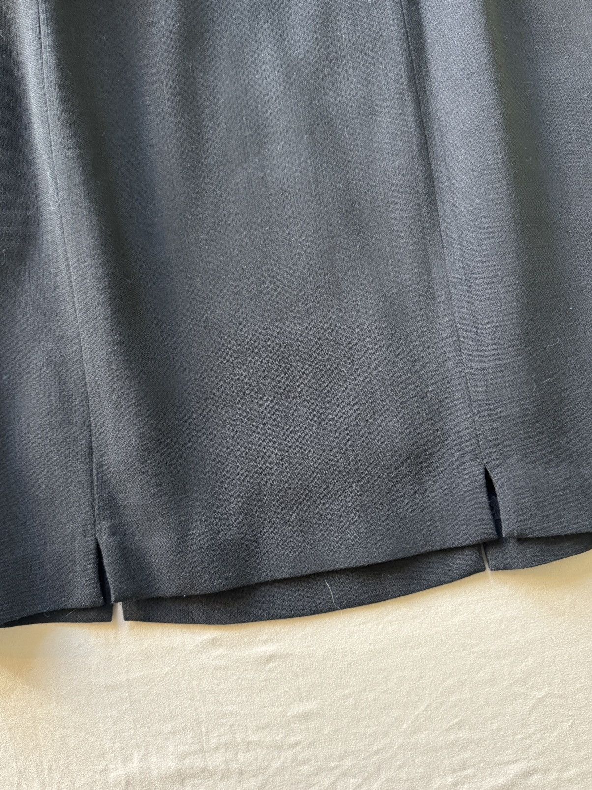 Other Vintage 90s Wool Skirt Suit Set Size L / US 10 / IT 46 - 4 Thumbnail