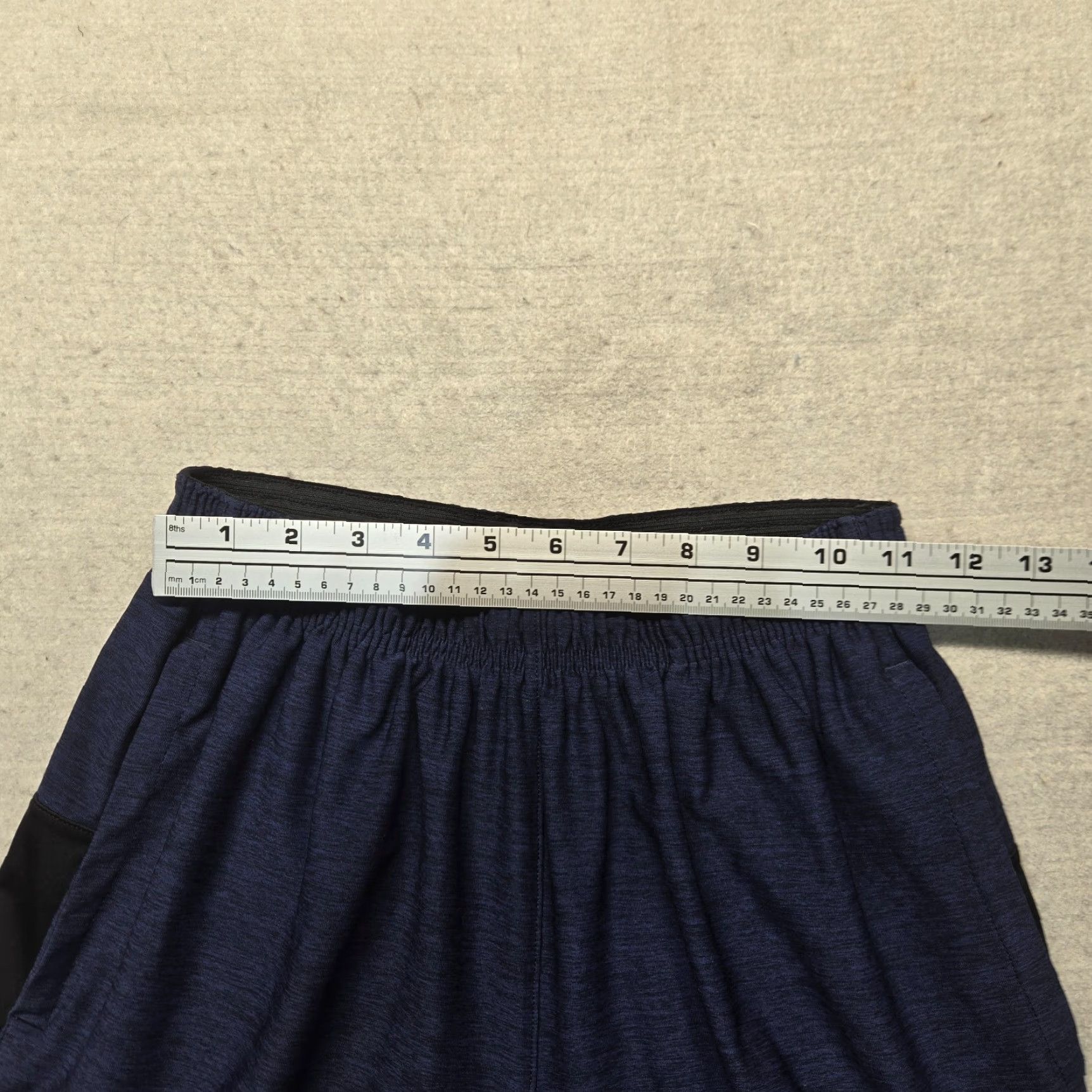 Reebok Reebok Men's Activewear Basketball Shorts S Navy Blue Jogger Elastic Drawstring Athleisure Size US 29 - 4 Thumbnail