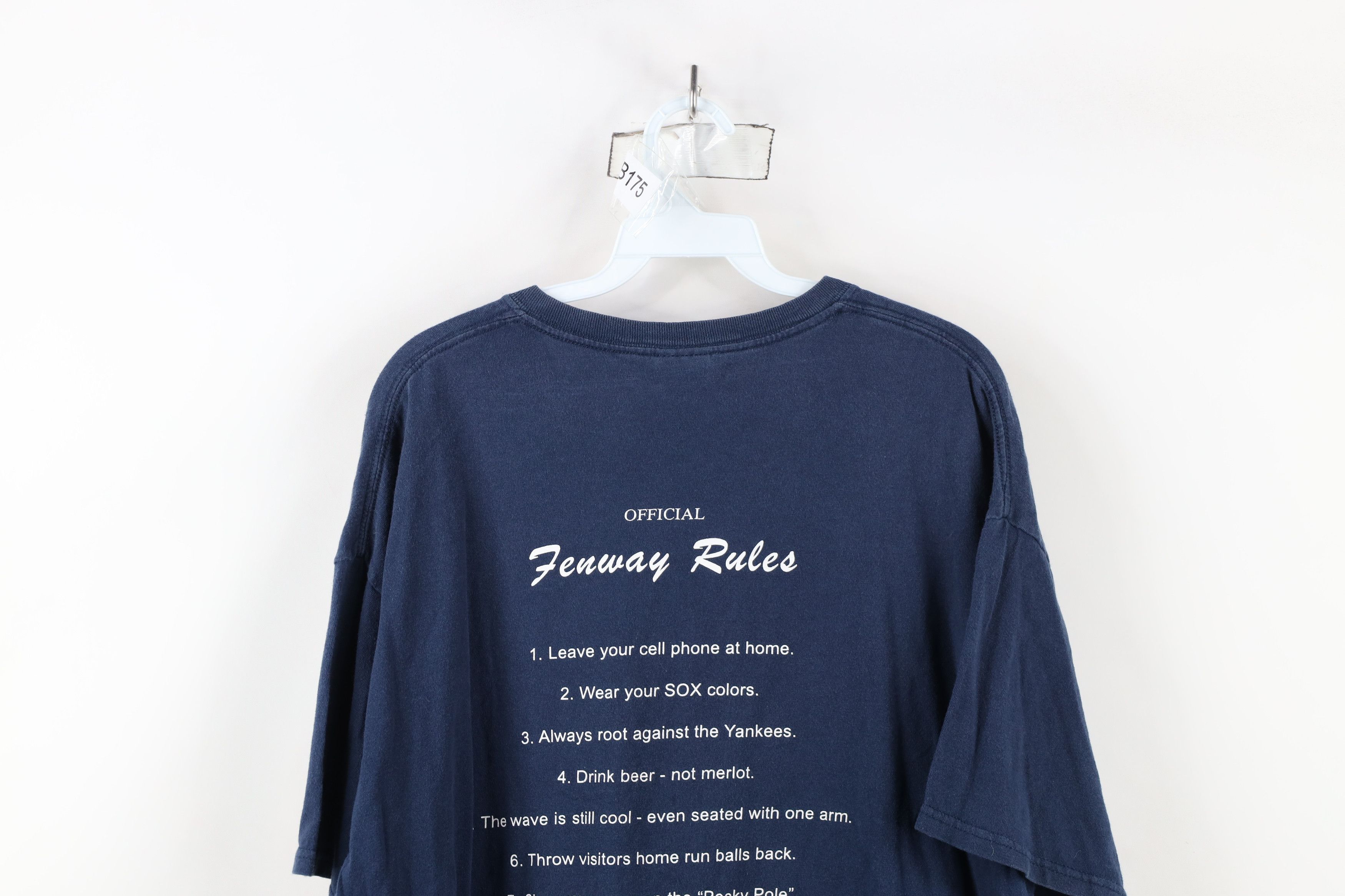 Vintage Vintage 90s Y2K Fenway Boston Red Sox Baseball T-Shirt Blue Size US XL / EU 56 / 4 - 12 Thumbnail