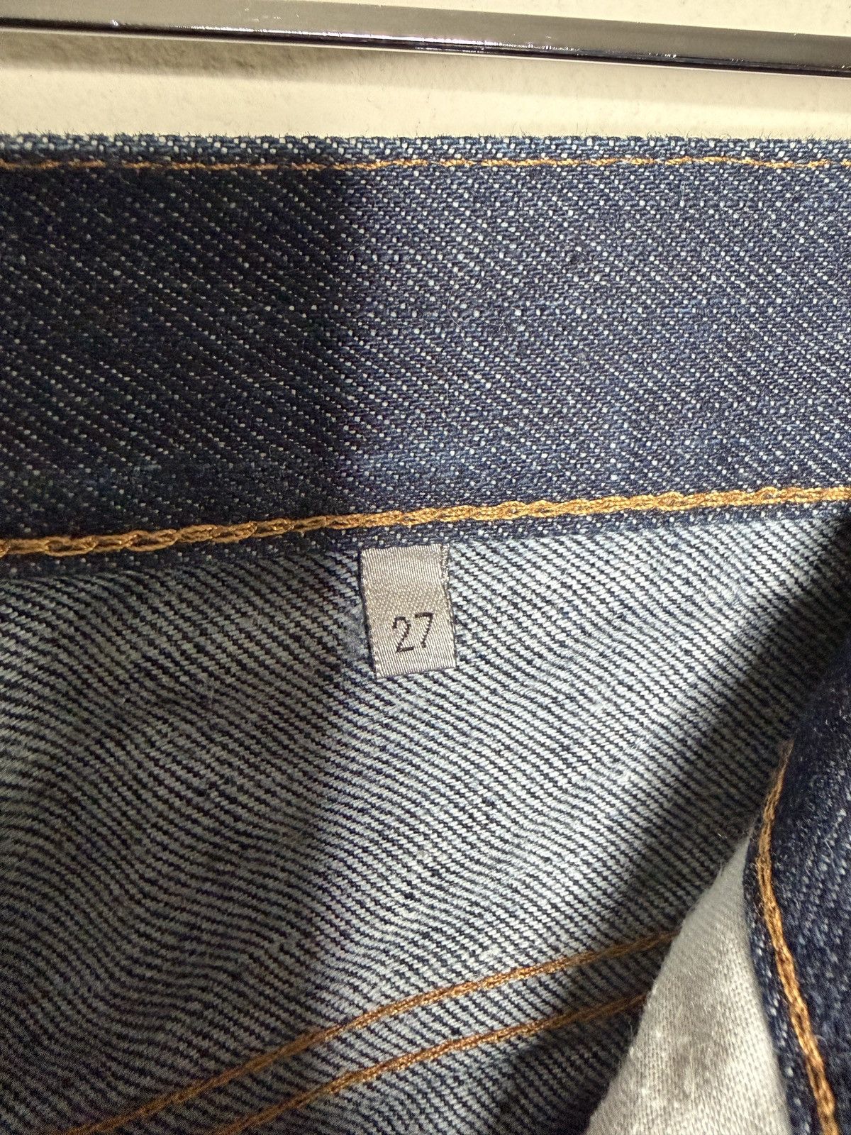 Dior Dior Homme Dark Indigo 17CM Skinny Denim Size US 27 - 7 Thumbnail