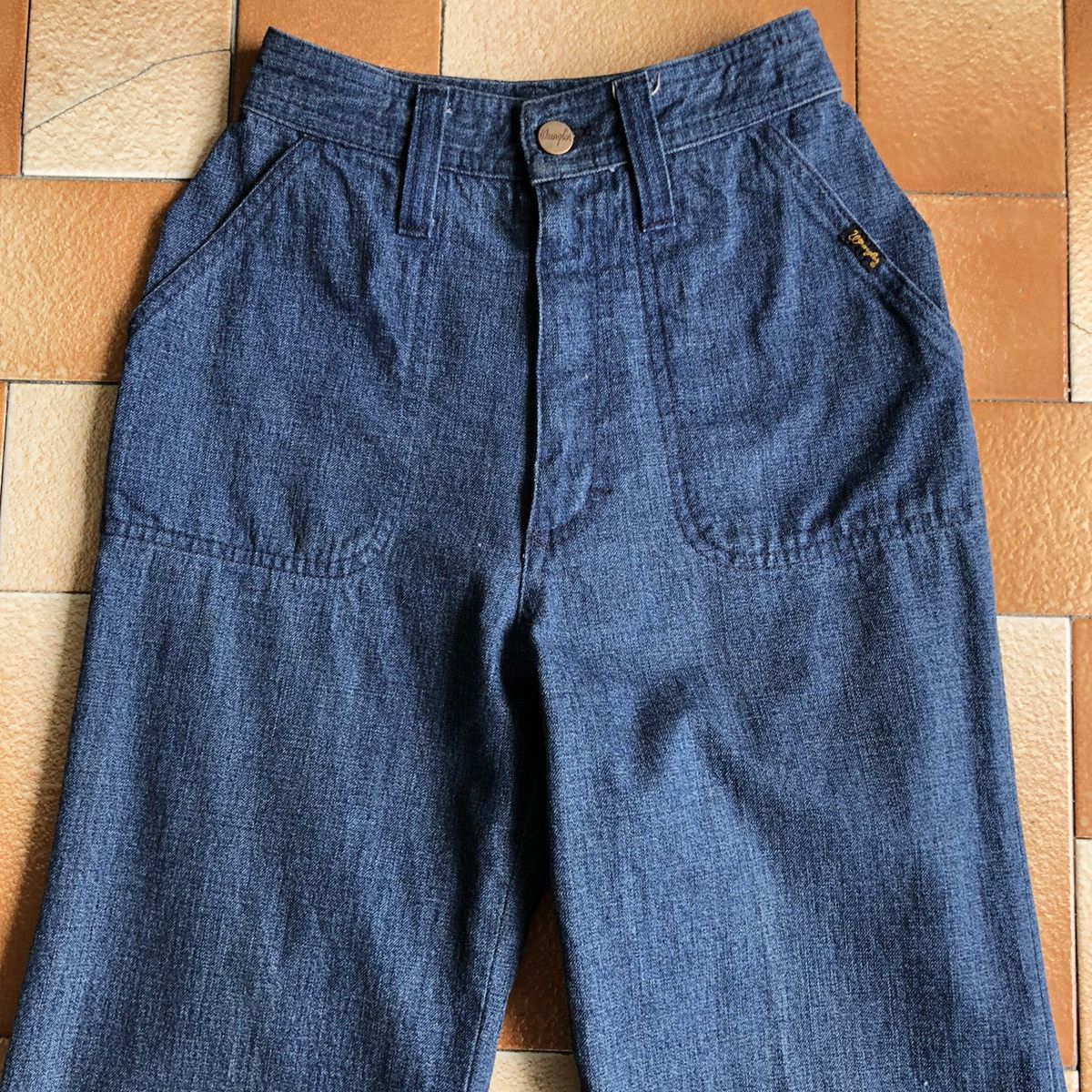Wrangler Vintage 70s Wrangler “Gals” Wide Leg Jeans Size 22" - 3 Thumbnail