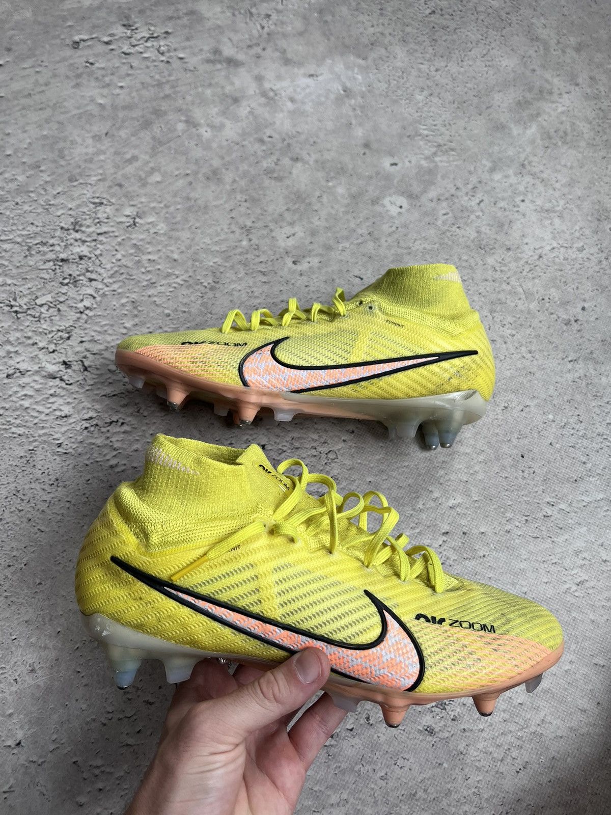 Nike × Vintage Nike Air Zoom Mercurial Vapor 15 Elite FG Orange Size US 8.5 / EU 41-42 - 9 Thumbnail