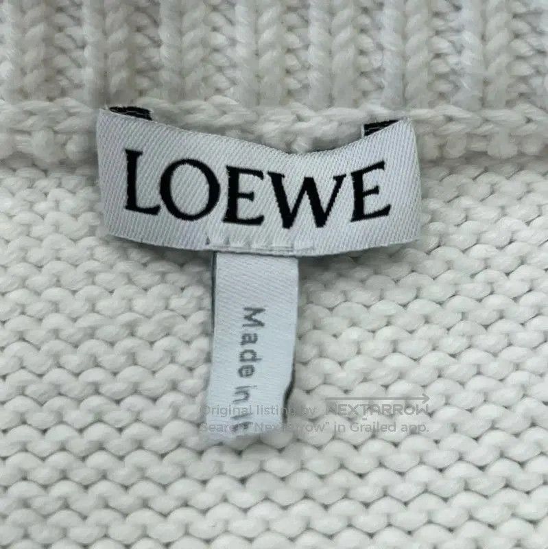Loewe Loewe White Cotton Long Sleeve Sweatshirt . Size XS / US 0-2 / IT 36-38 - 5 Thumbnail