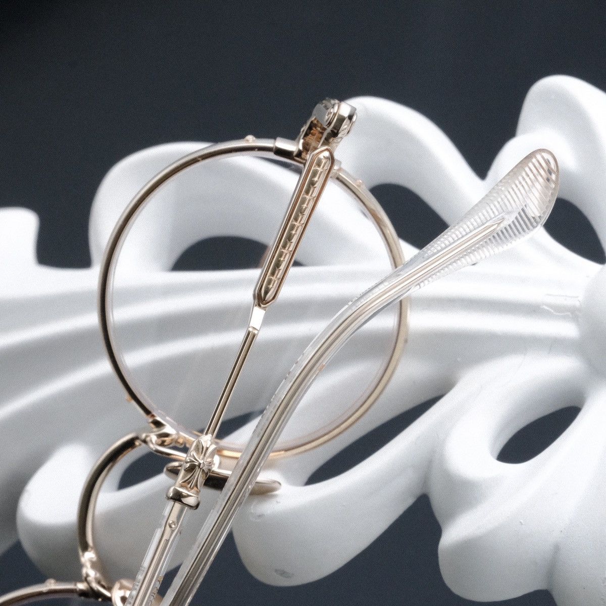 Chrome Hearts CHROME HEARTS EDITH F. GLASSES Size ONE SIZE - 4 Thumbnail