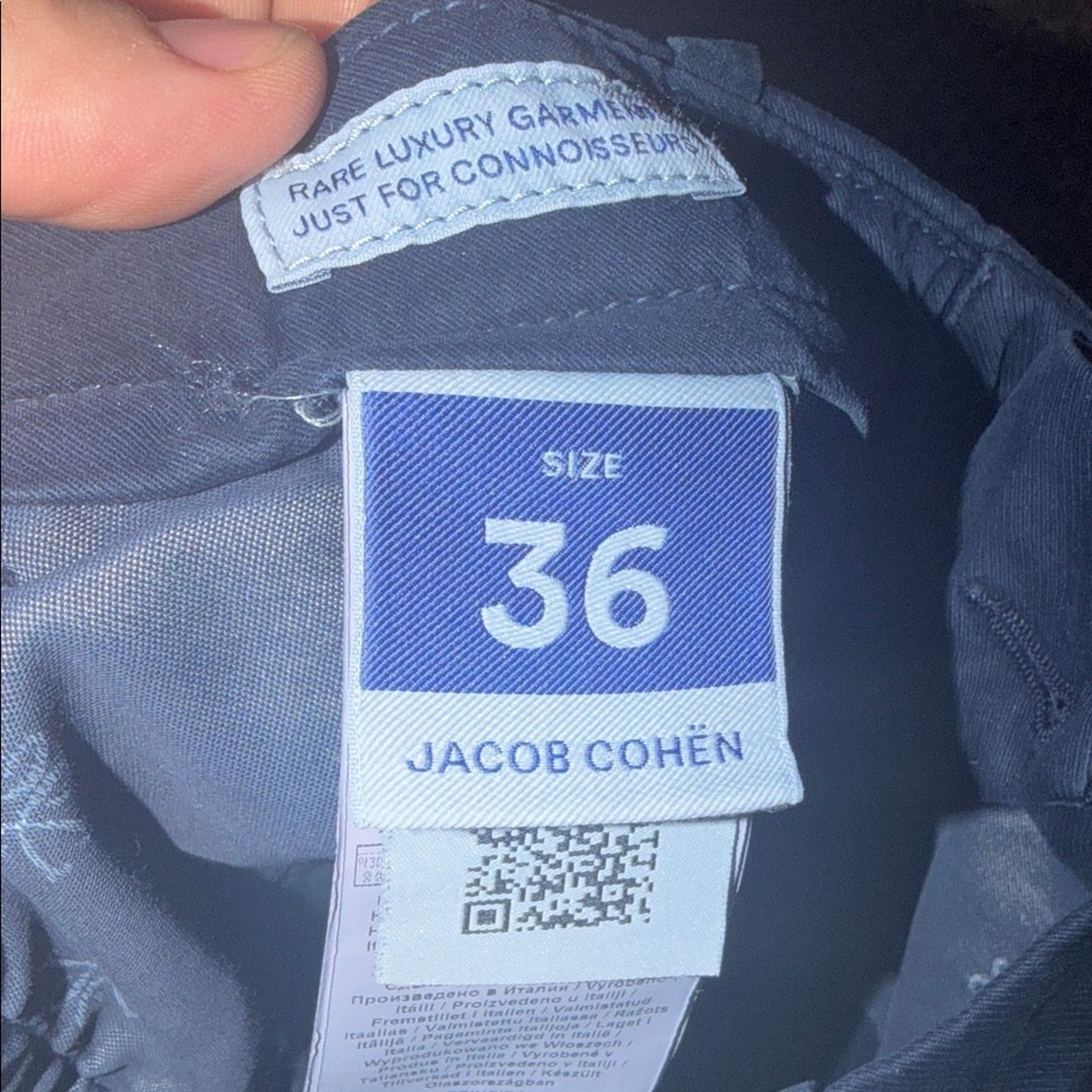 Jacob Cohen Jacob Cohen Men's Deep Blue Chinos Size 36 Size US 36 / EU 52 - 5 Thumbnail