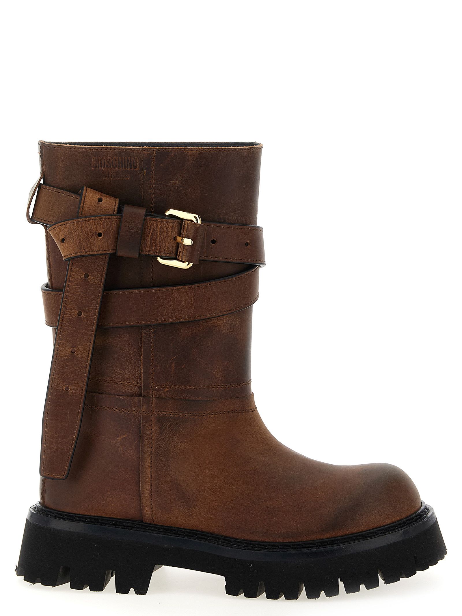Moschino 'Brick' Boots Size US 6 / IT 36 - 1 Thumbnail
