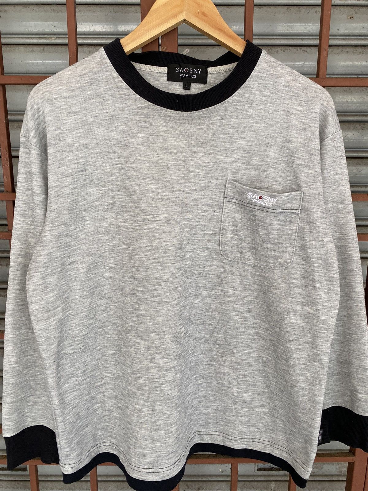 Yohji Yamamoto Sacsny y'saccs by yohji yamamoto sweatshirt Size US L / EU 52-54 / 3 - 1 Thumbnail