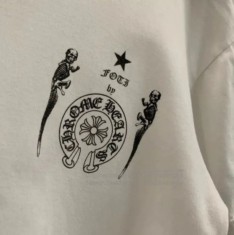 Chrome Hearts Chrome Hearts White Cotton Men's T-Shirt . Size US M / EU 48-50 / 2 - 3 Thumbnail