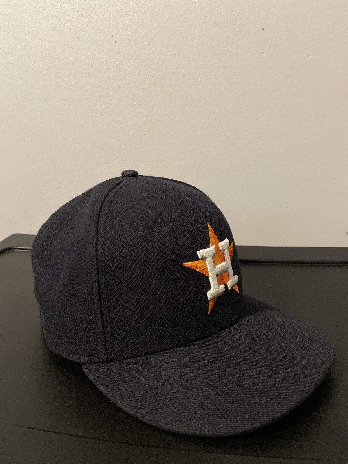 New Era Houston Astros New Era Fitted Cap Size ONE SIZE - 1 Thumbnail