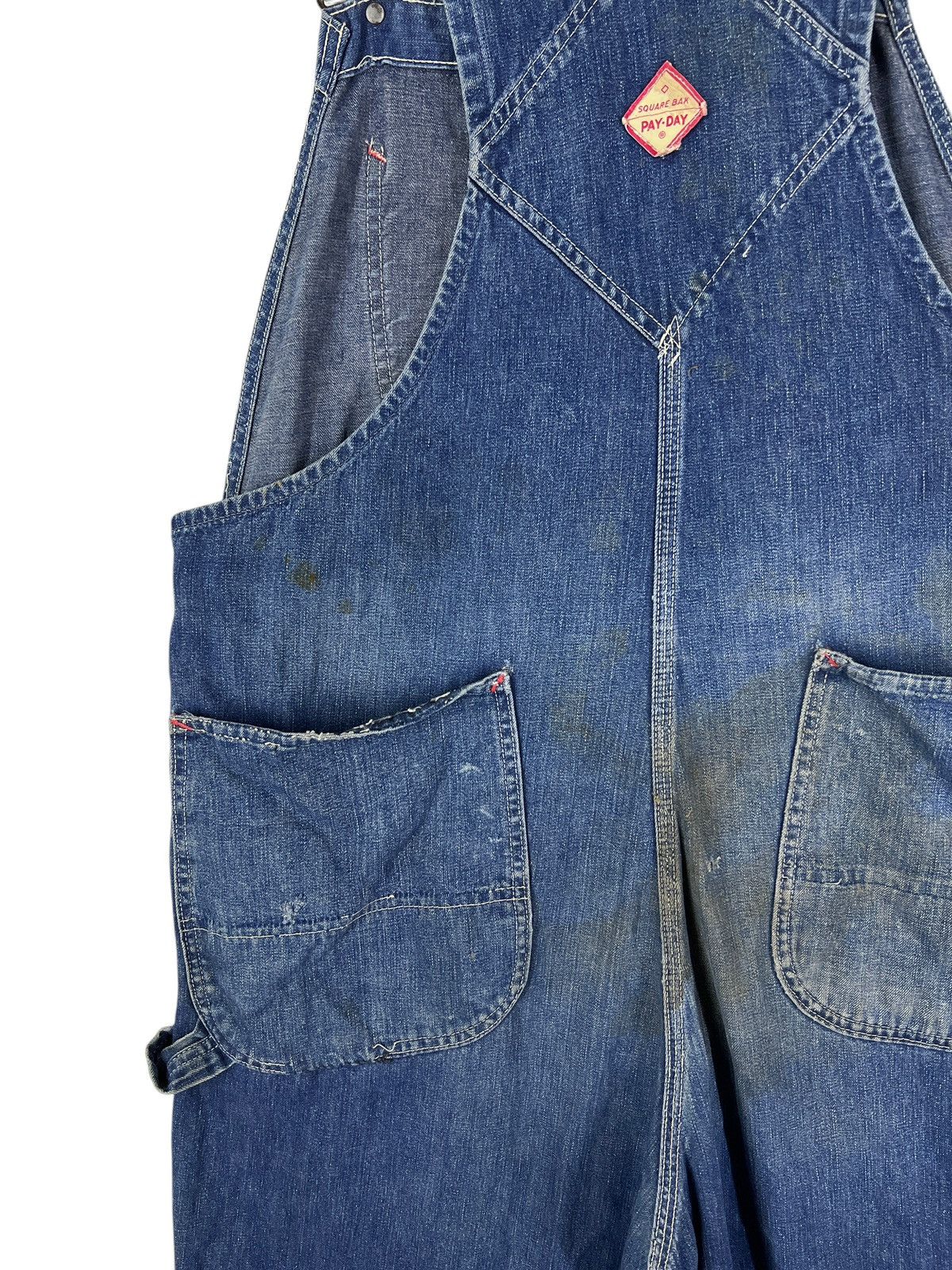 JCPenney × Vintage 50s Vintage PayDay Penney's Union Made sanforized Overalls Size US 34 / EU 50 - 18 Thumbnail