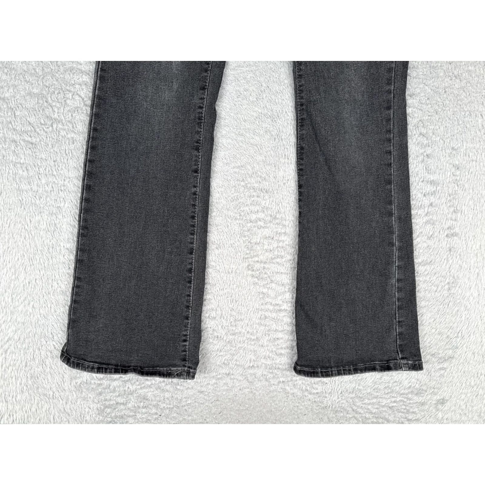 AG Jeans Womens Jeans Flare Charcoal Denim 22 Mid Rise Button Fly Stretch 22x27 Size 40" / US 18 - 3 Thumbnail