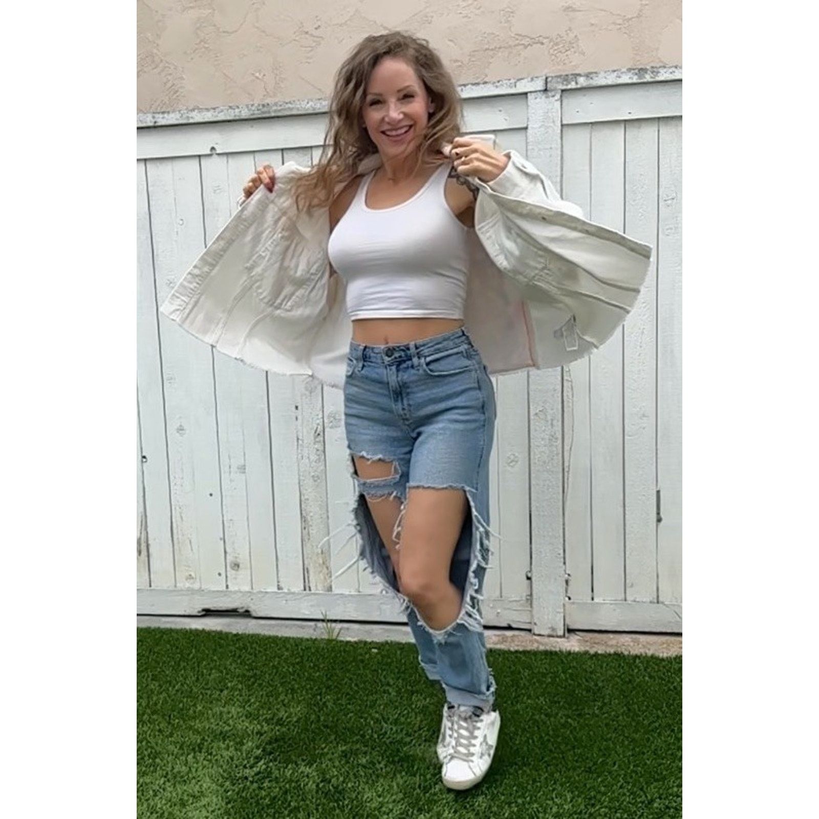 Forever 21 SUBLIME 90s Upcycled Retro Vtg Rhinestone Corduroy Jacket 3X Size 3XL / US 20-22 - 3 Thumbnail